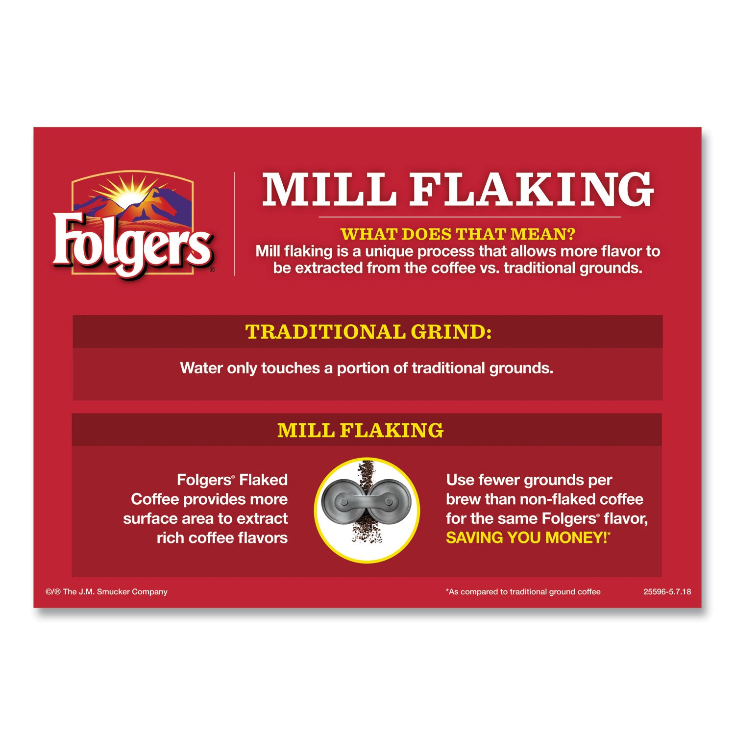 Folgers® Coffee Filter Packs, Classic Roast, .9 Oz, 10 Filters/pack, 4 Packs/carton