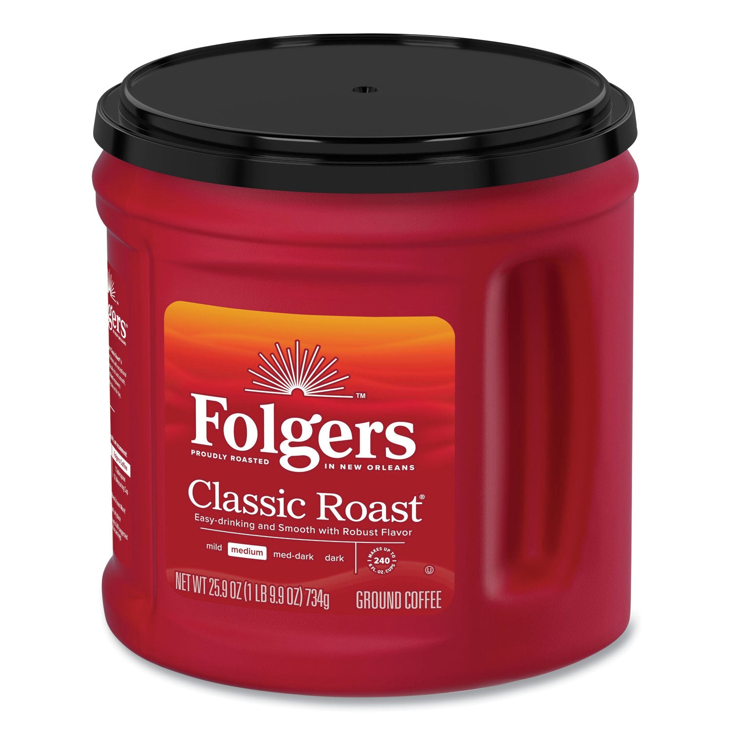 Folgers® Coffee, Classic Roast, Ground, 25.9 Oz Canister