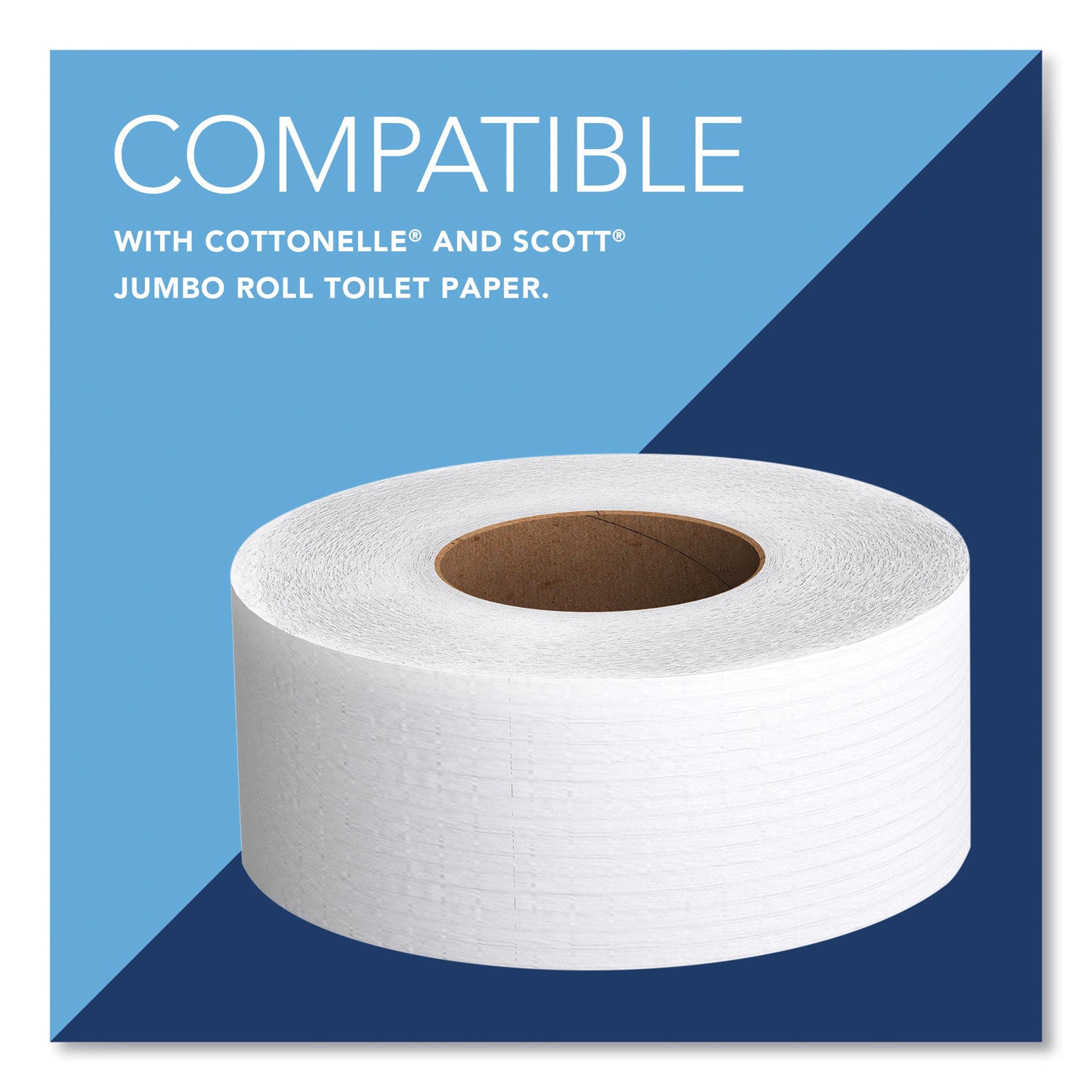 Kimberly-Clark Professional* Jrt Jr. Escort Jumbo Roll Bath Tissue Dispenser, 16 X 5.75 X 13.88, Pearl White