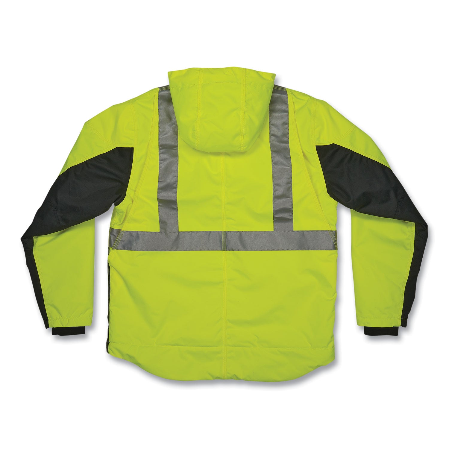 ergodyne® GloWear 8275 Class 2 Heavy-Duty Hi-Vis Workwear Sherpa Lined Jacket, Small, Lime