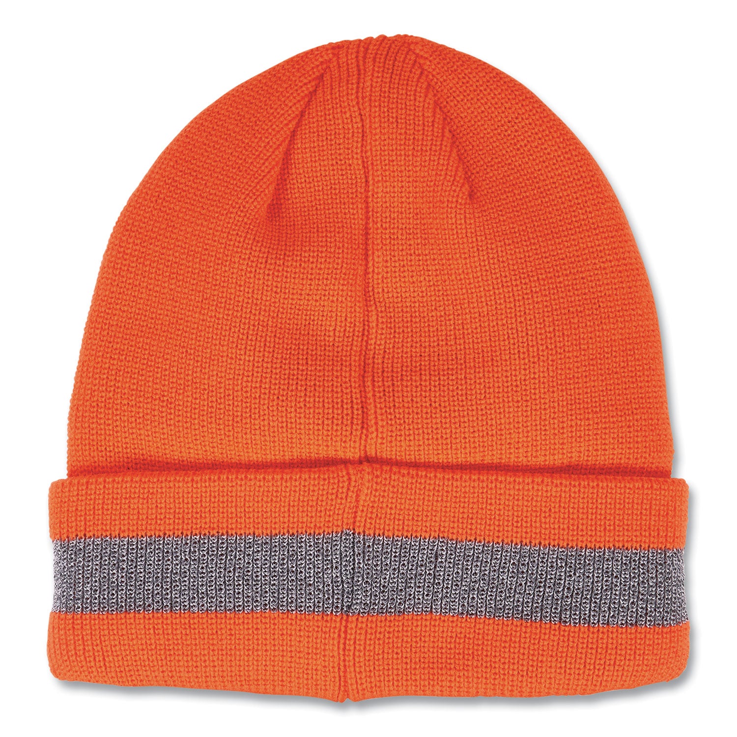 ergodyne® N-Ferno 6803 Reflective Rib Knit Winter Hat, One Size Fits Most, Orange