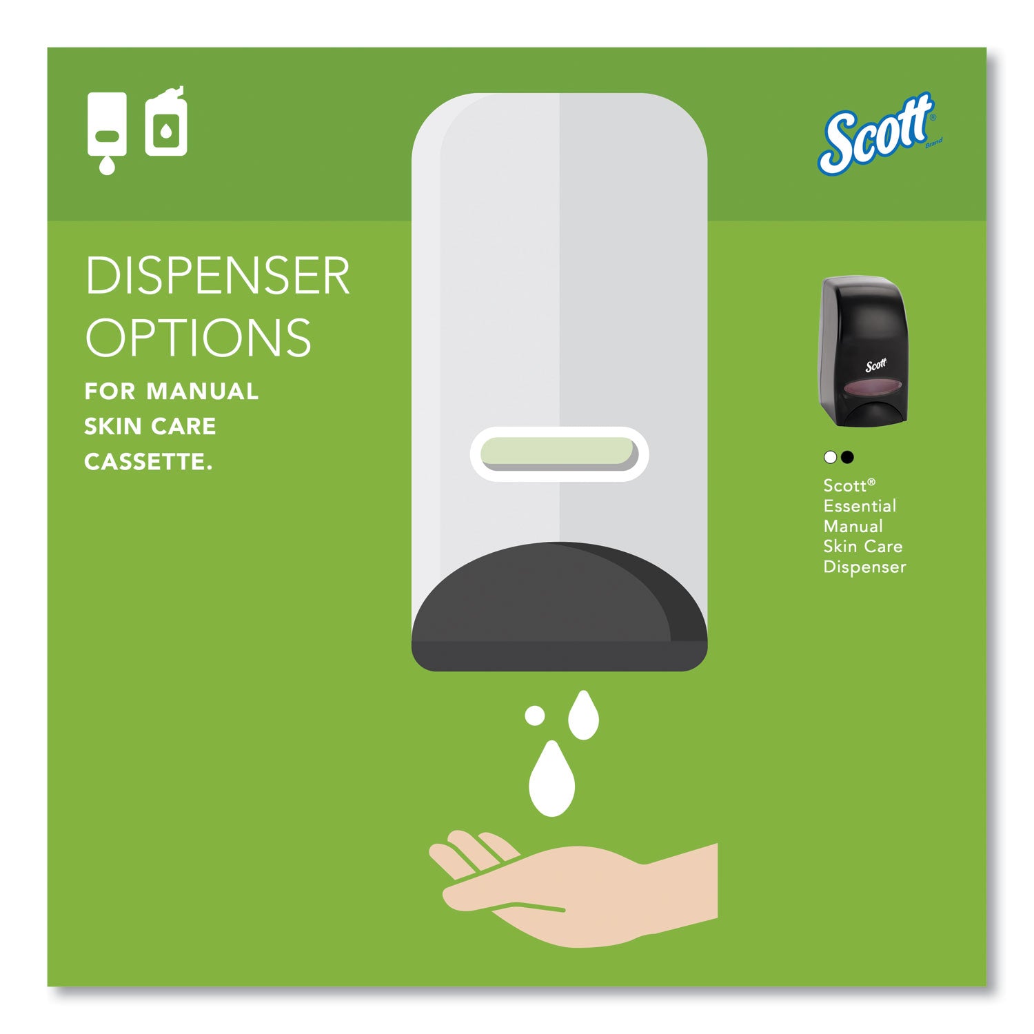 Scott® Essential Green Certified Foam Skin Cleanser Refill, Unscented, 1,000 mL, 6/Carton