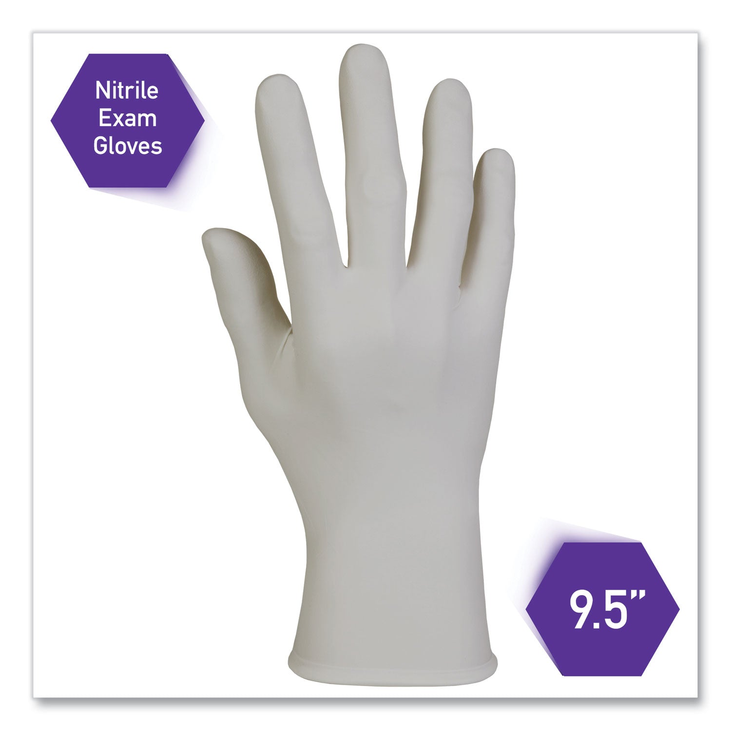 Kimtech™ STERLING Nitrile Exam Gloves, Powder-free, Gray, 242 mm Length, Small, 200/Box