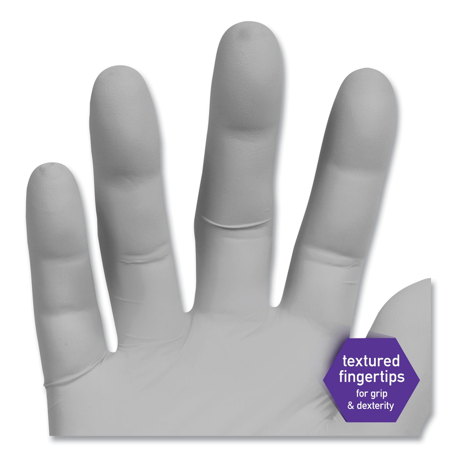 Kimtech™ STERLING Nitrile Exam Gloves, Powder-free, Gray, 242 mm Length, Medium, 200/Box