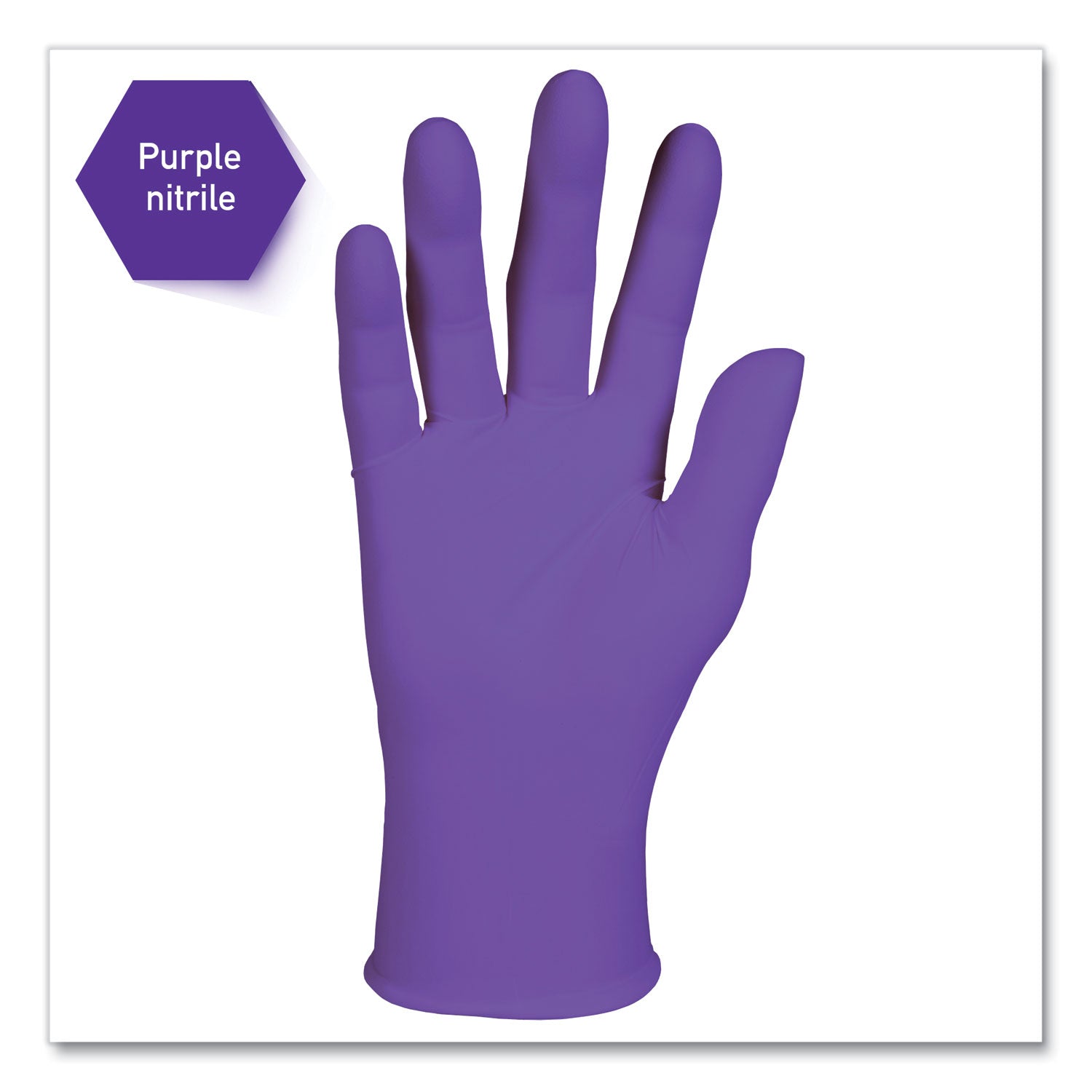 Kimtech™ PURPLE NITRILE Gloves, Purple, 242 mm Length, Small, 6 mil, 1,000/Carton