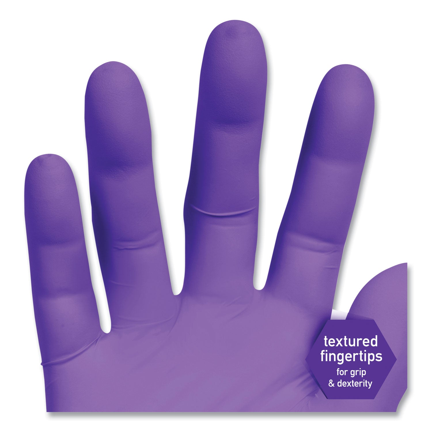 Kimtech™ PURPLE NITRILE Gloves, Purple, 242 mm Length, Small, 6 mil, 1,000/Carton