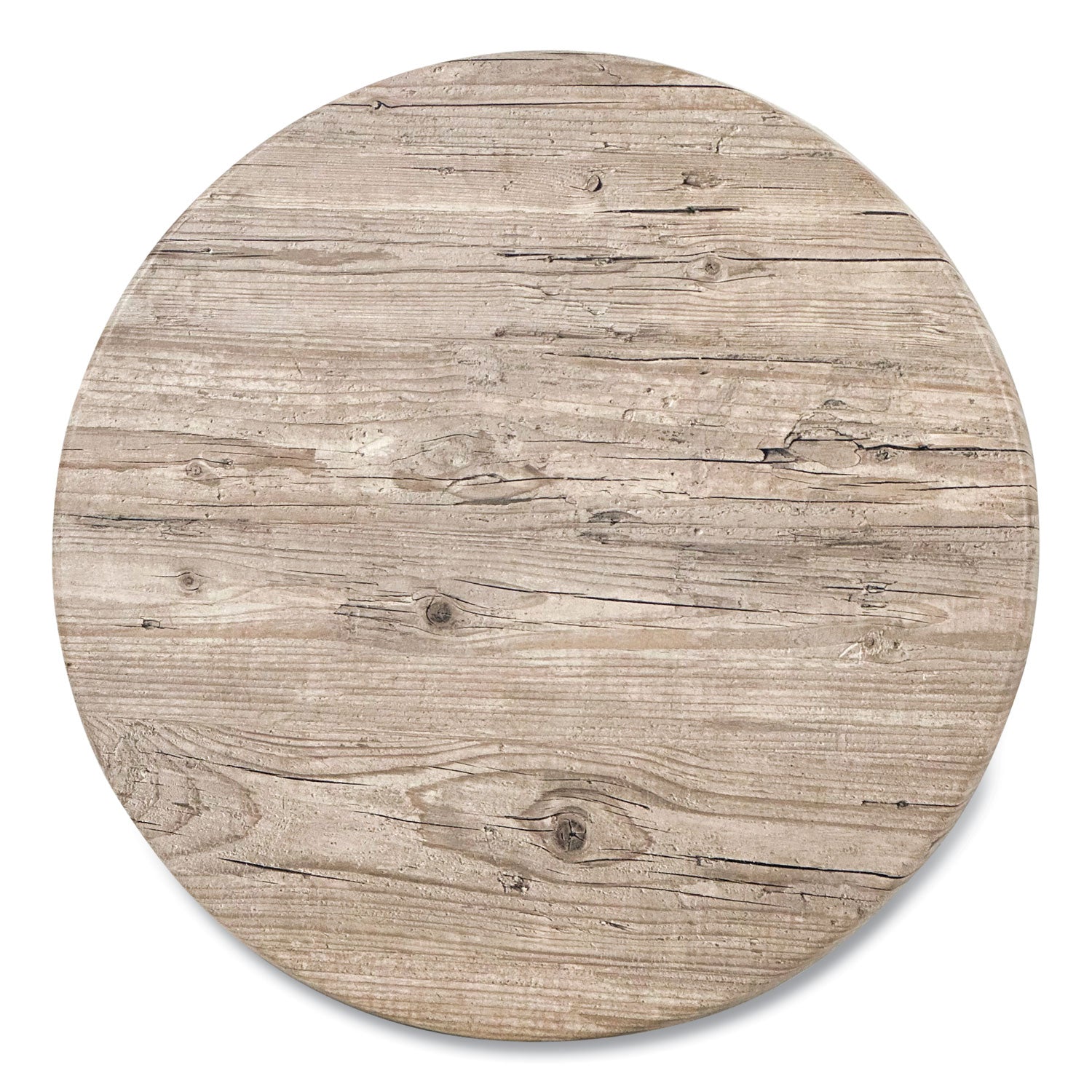 JMC Furniture Topalit Tables, Round, 36" dia x 29"h, Gray Top, Black Iron Base/Legs