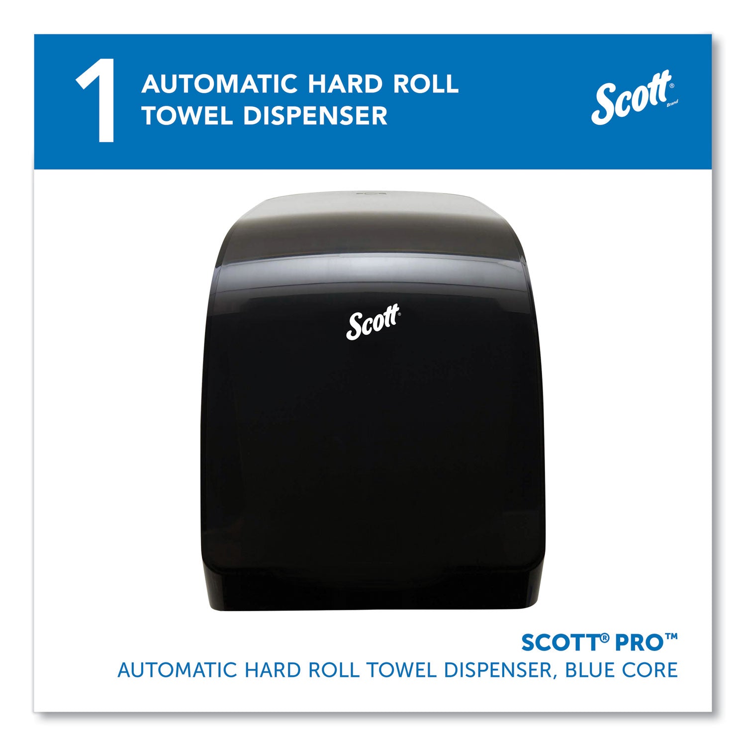 Scott® Pro Electronic Hard Roll Towel Dispenser, 12.66 X 9.18 X 16.44, Smoke