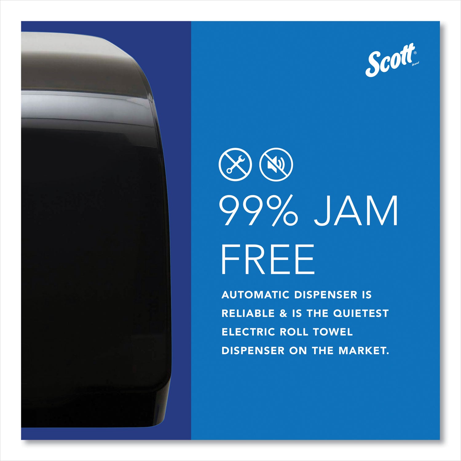 Scott® Pro Electronic Hard Roll Towel Dispenser, 12.66 X 9.18 X 16.44, Smoke