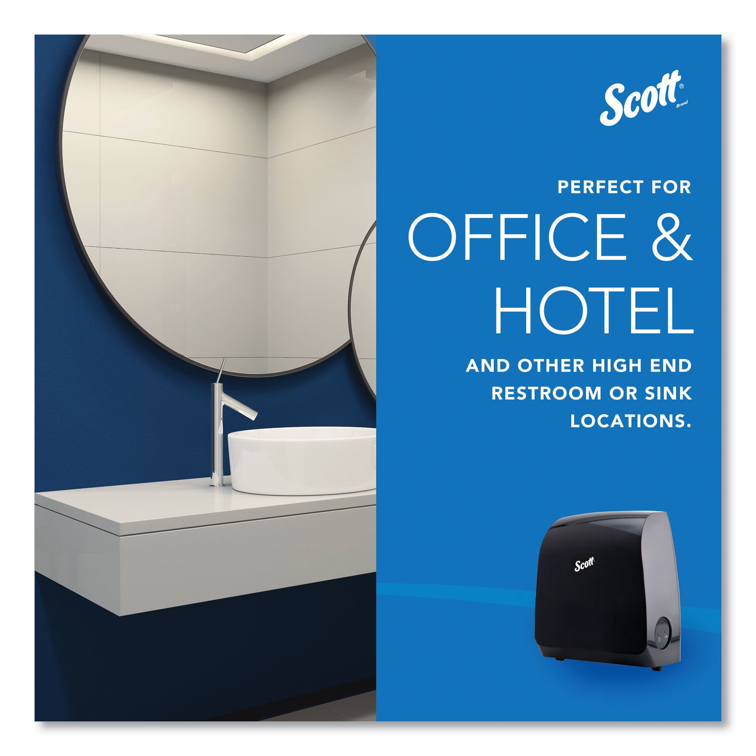 Scott® Pro Electronic Hard Roll Towel Dispenser, 12.66 X 9.18 X 16.44, Smoke