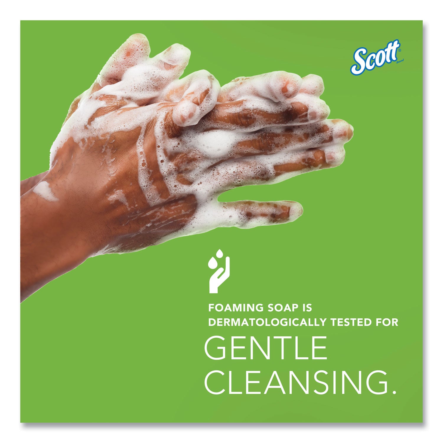 Scott® Essential Green Certified Foam Skin Cleanser Refill, Fragrance-Free, 1,500 mL, 2/Carton