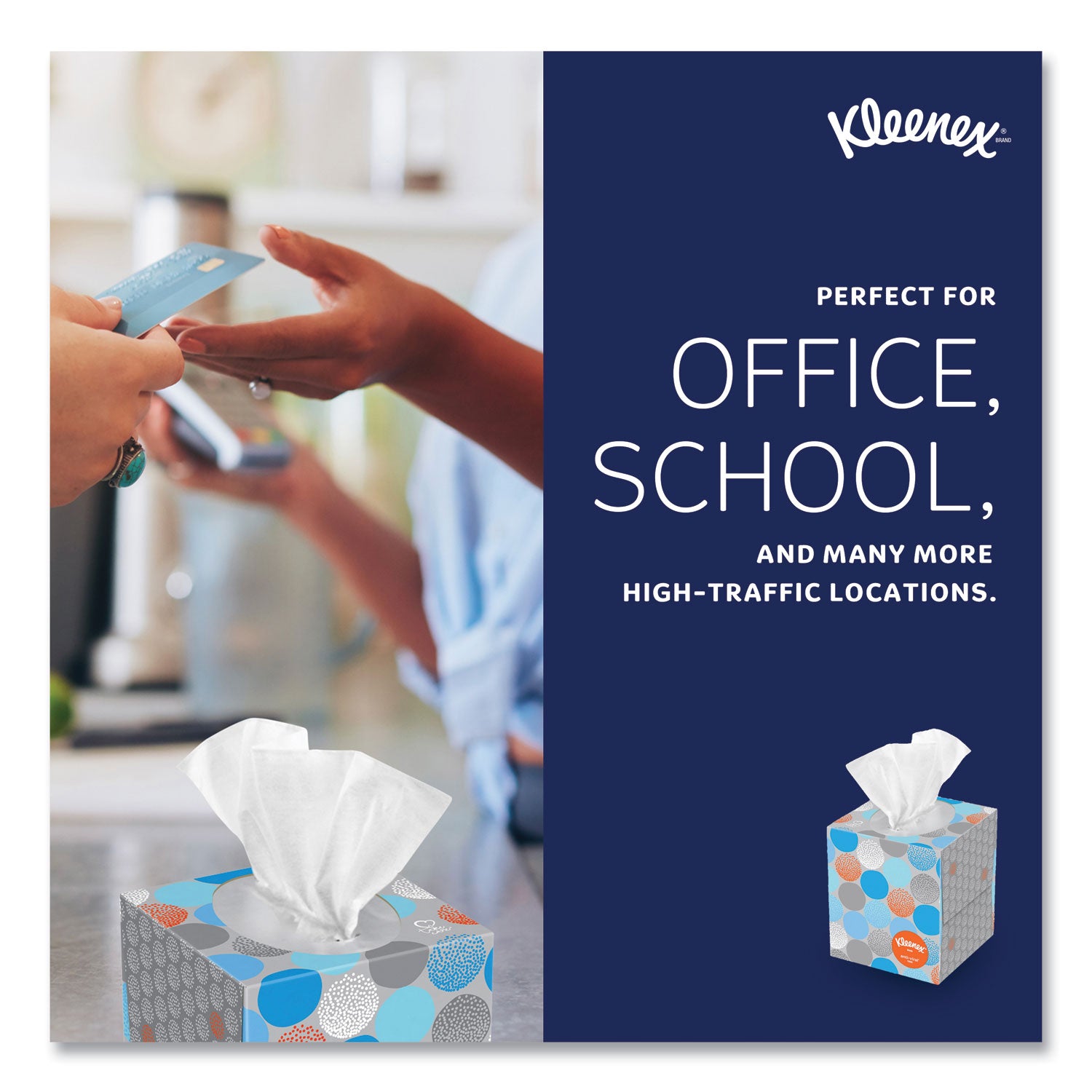 Kleenex® Boutique Anti-Viral Tissue, 3-Ply, White, Pop-Up Box, 60/box, 3 Boxes/pack