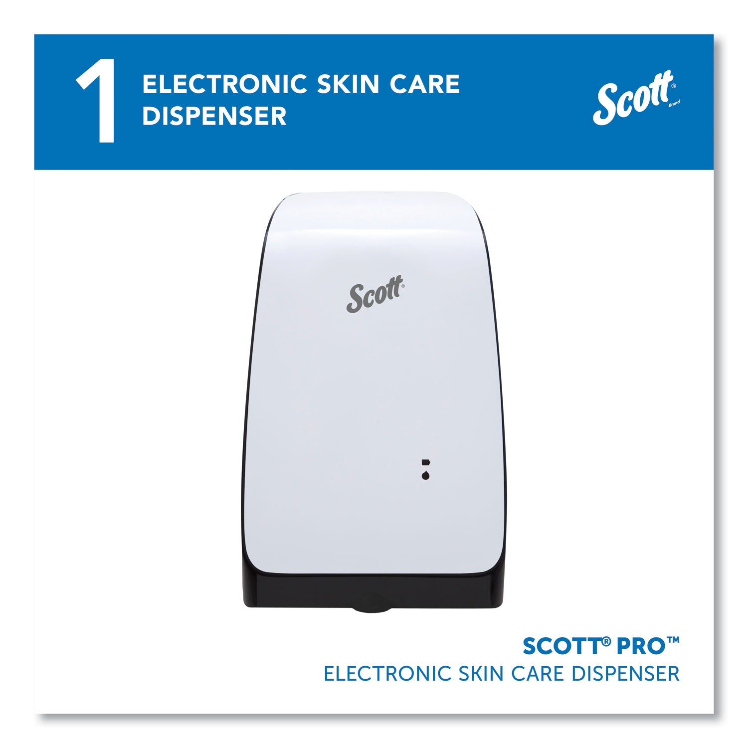 Scott® Electronic Skin Care Dispenser, 1,200 Ml, 7.3 X 4 X 11.7, White