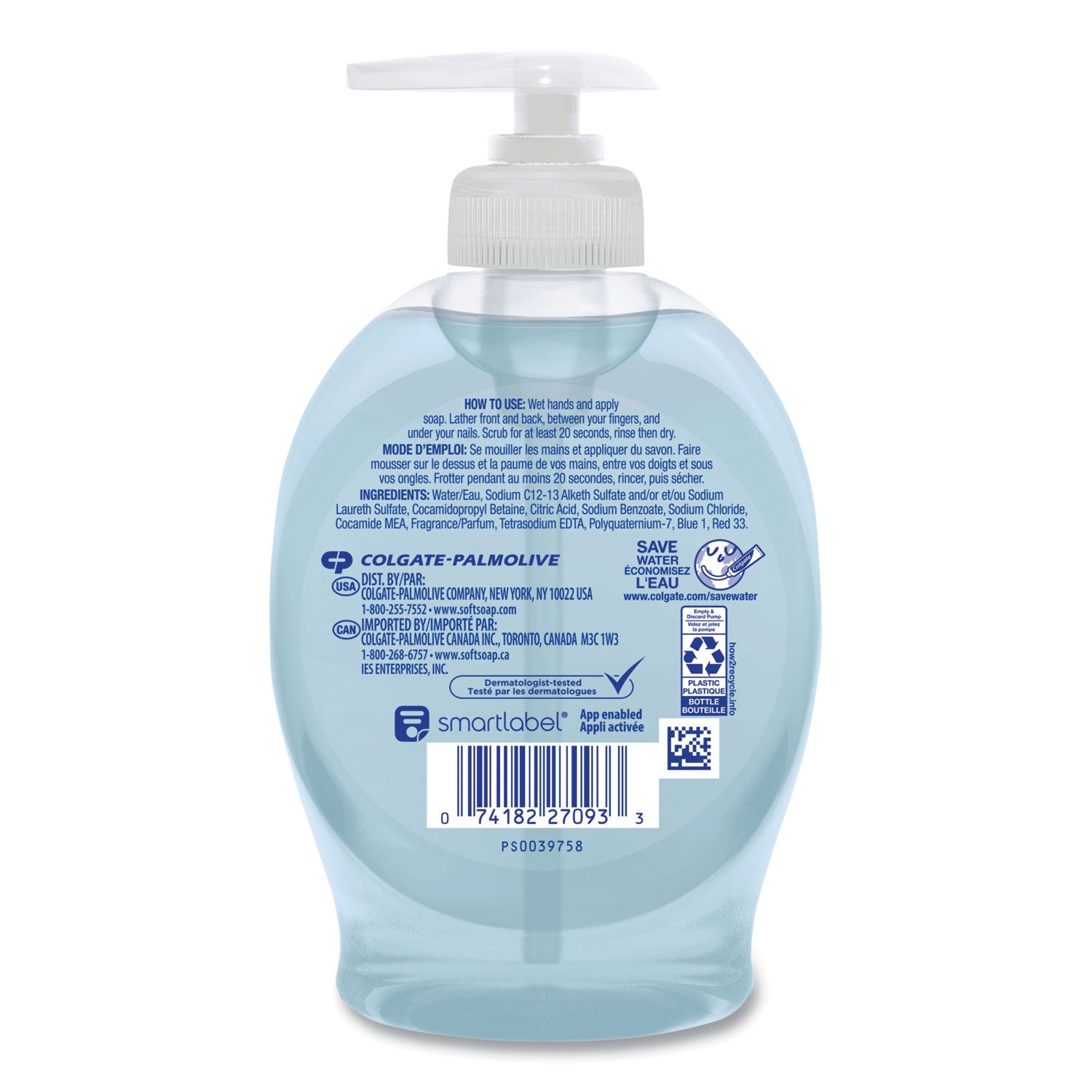 Softsoap® Softsoap Liquid Hand Soap Pumps, Fresh Breeze Scent, 7.5 oz, 6/Carton