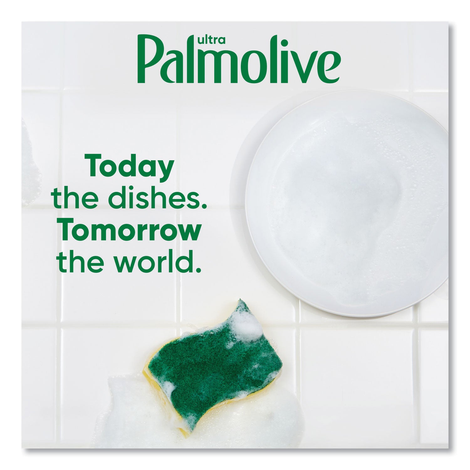 Palmolive® Dishwashing Liquid, Green Scent, 32.5 oz Bottle, 9/Carton