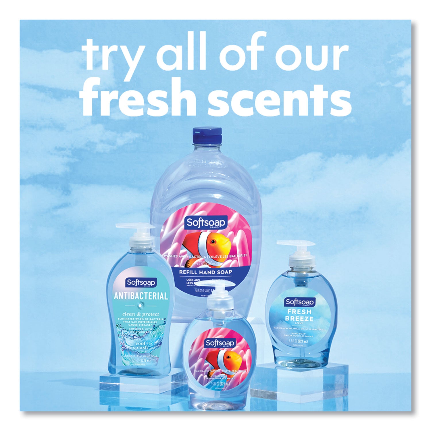 Softsoap® Softsoap Liquid Hand Soap Pumps, Fresh Breeze Scent, 7.5 oz