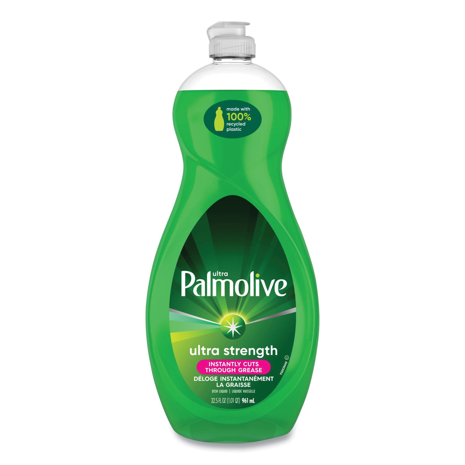 Palmolive® Dishwashing Liquid, Green Scent, 32.5 oz Bottle, 9/Carton