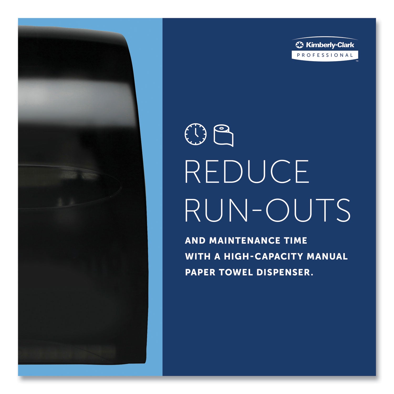 Kimberly-Clark Professional* Sanitouch Hard Roll Towel Disp, 12.63 X 10.2 X 16.13, Smoke