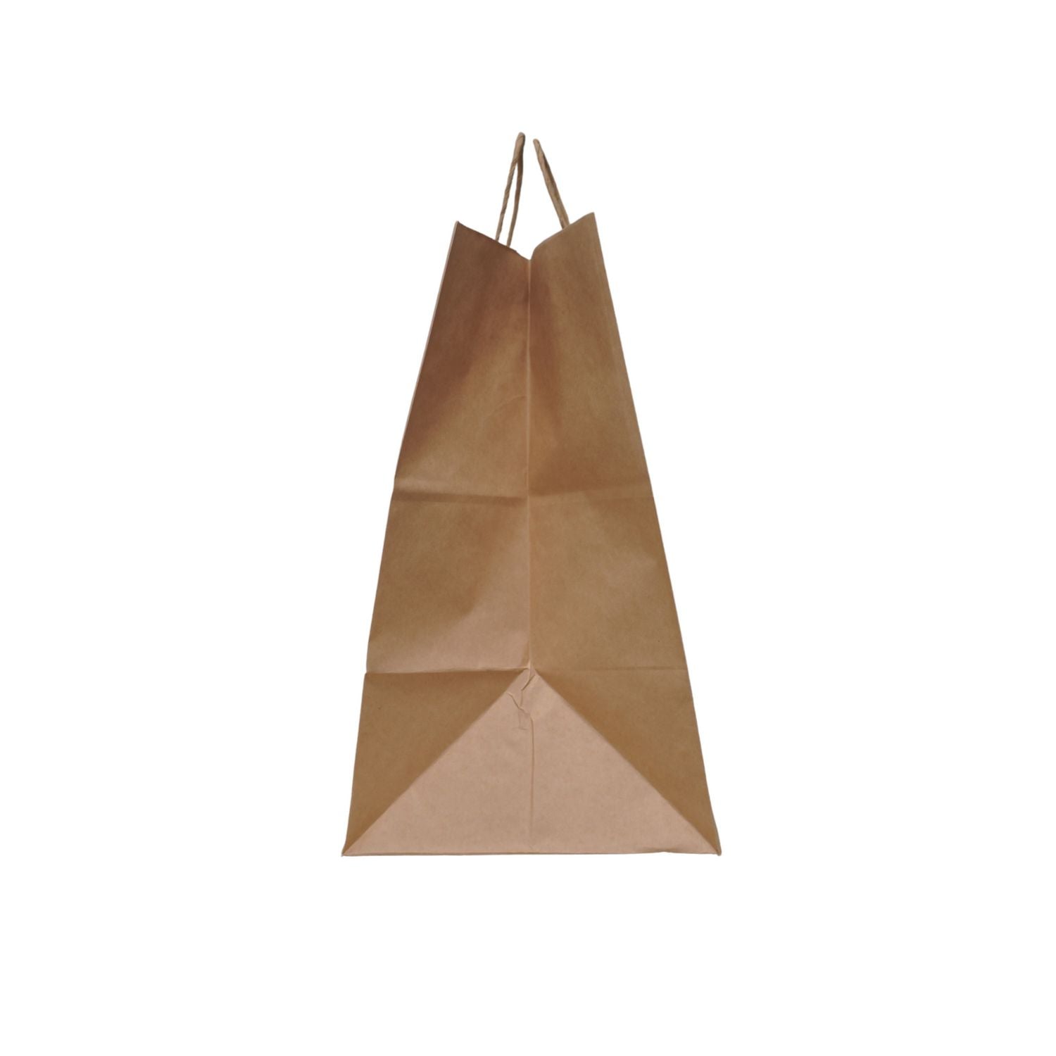 Solupac™ Emporium Twist Handle Bag, Natural Twisted-Paper Handles, 14" x 9.84" x 15.5", Natural, 200/Carton