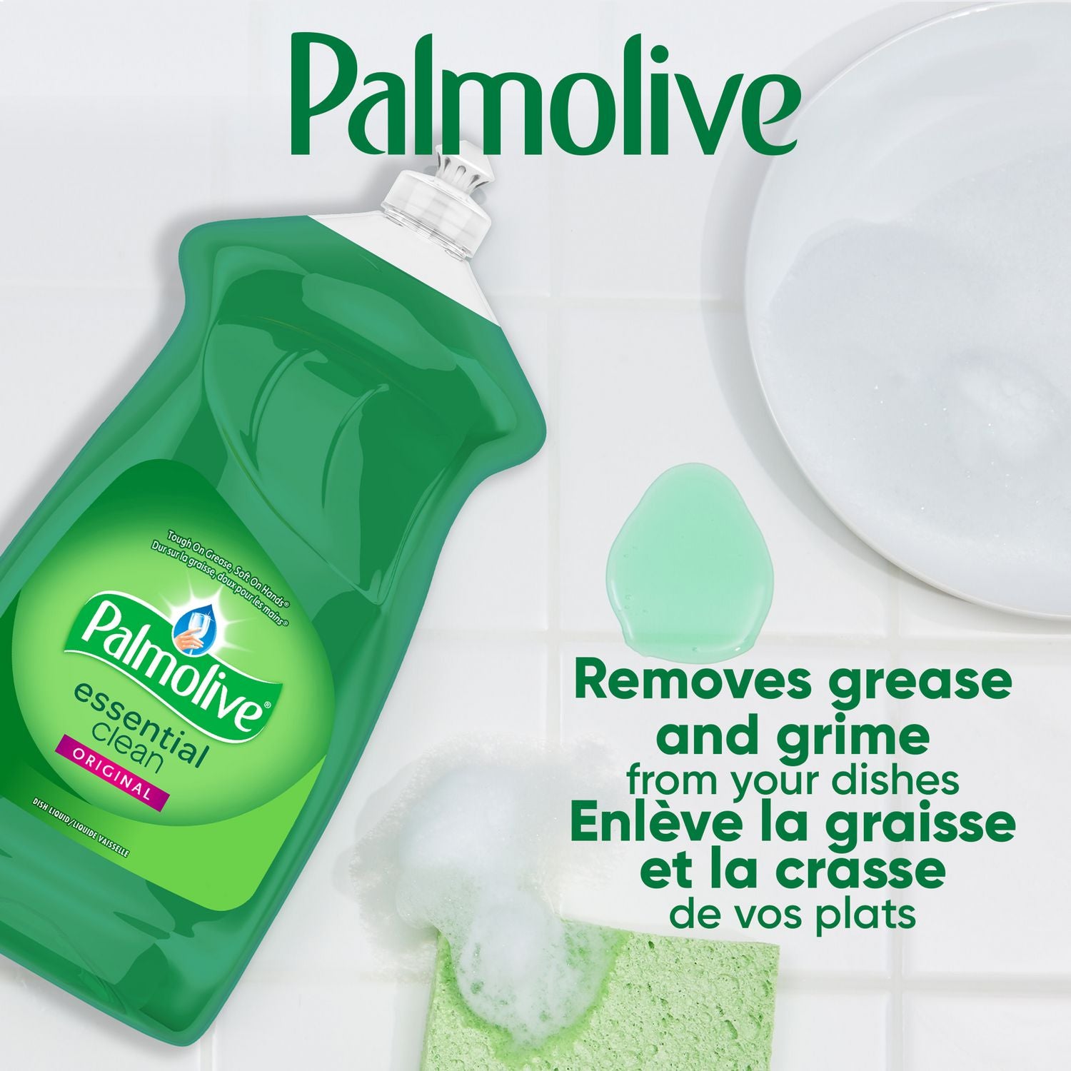 Palmolive® Dishwashing Liquid, Fresh Scent, 28 oz Bottle, 9/Carton