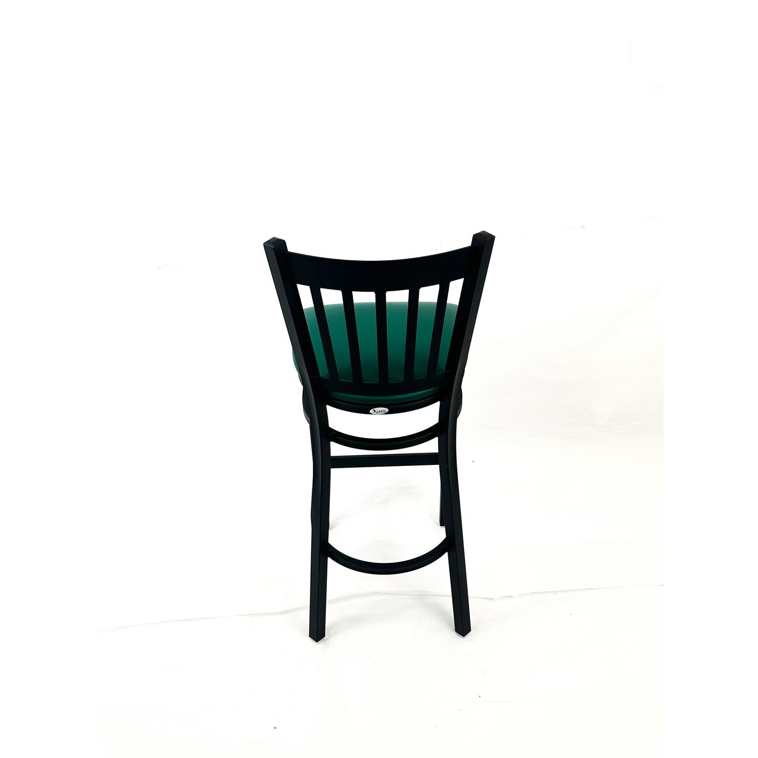 JMC Furniture Cobra Series Barstool, Supports Up to 300 lbs, 28.5" Seat Height, Green Seat, Black Back, Black Base