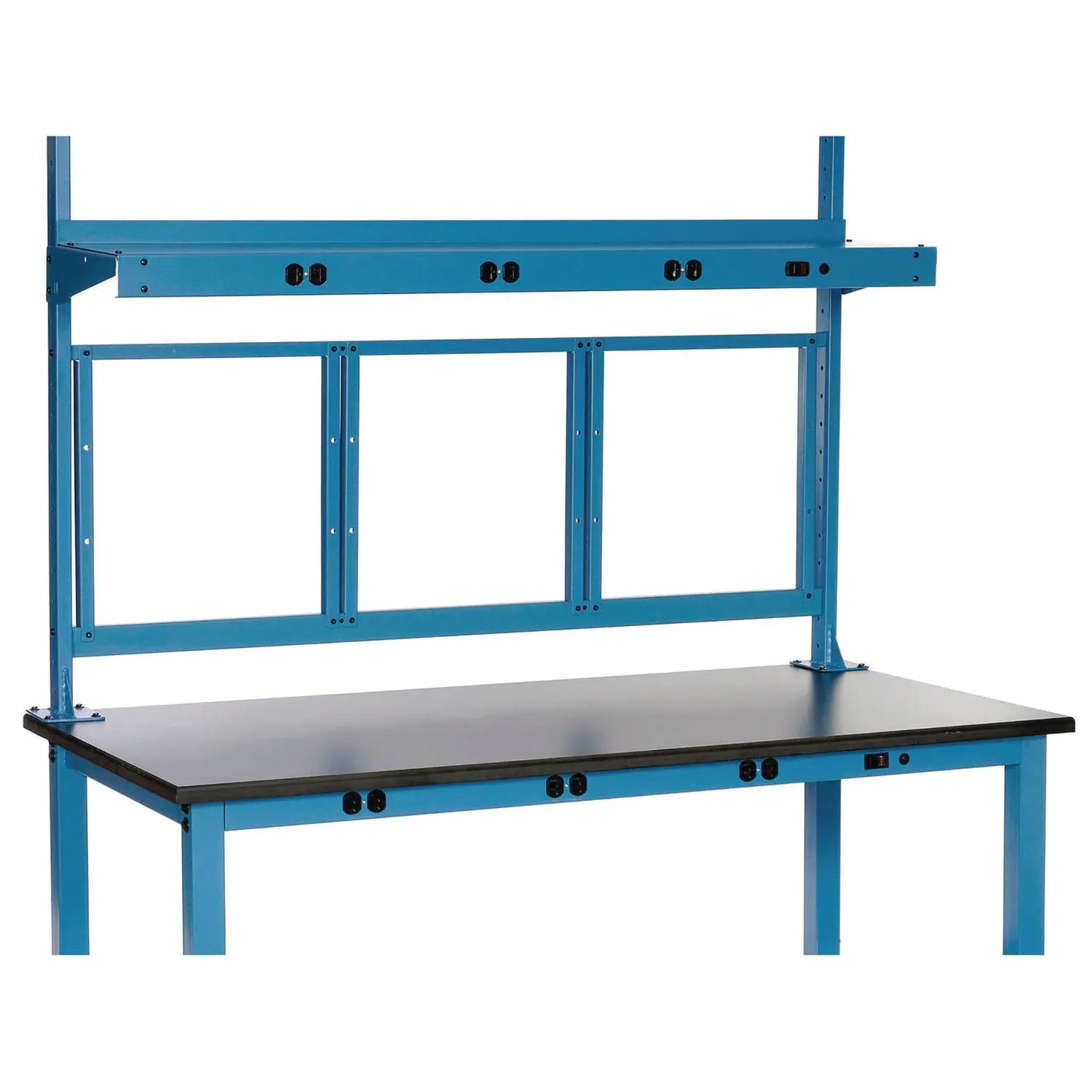 Panel Mounting Rail, For Use with Global Industrial 60" Wide Workbenches, 125 lb Weight Capacity Global Industrial® Flipcost