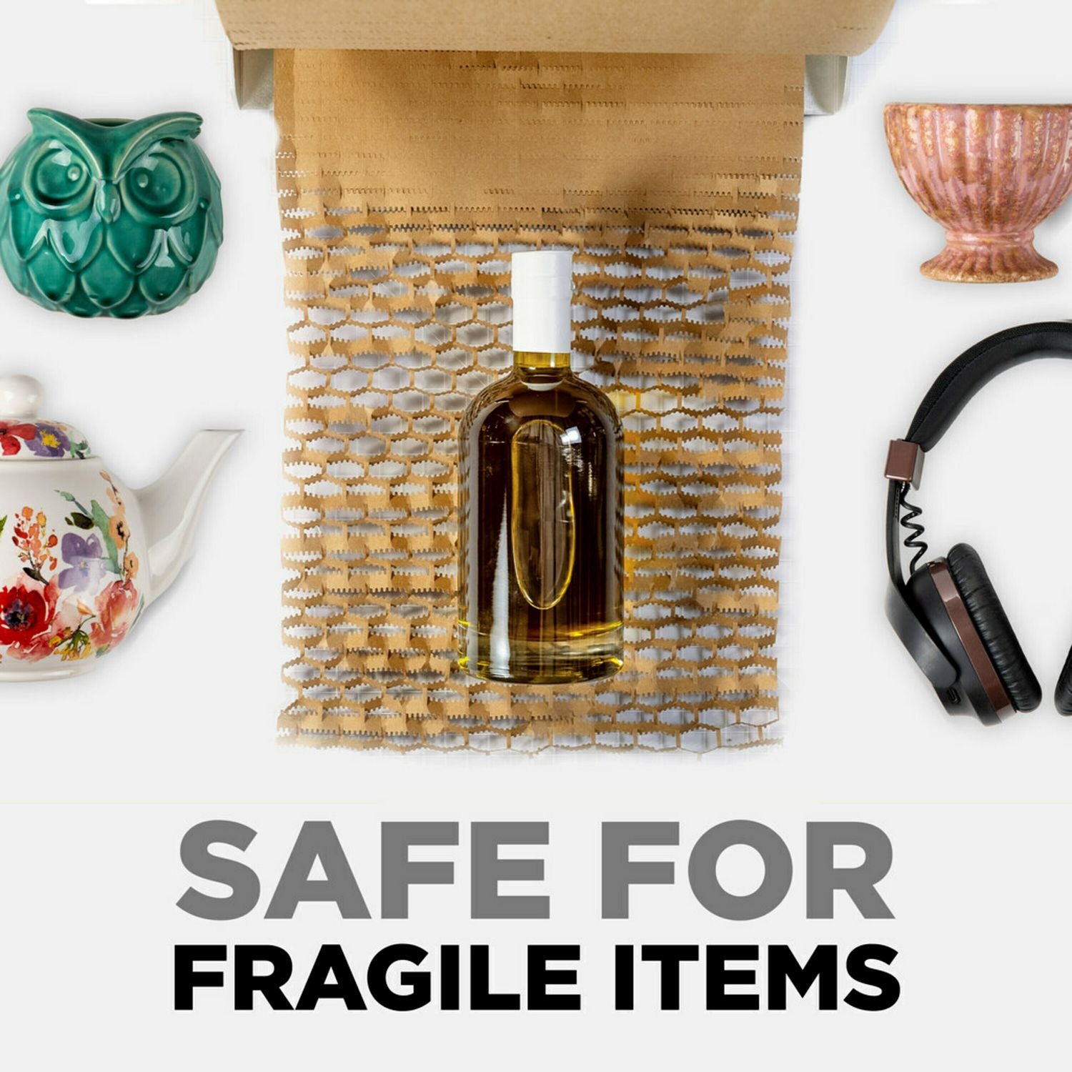 Scotch™ Cushion Lock Protective Wrap, 12" x 150 ft, Brown