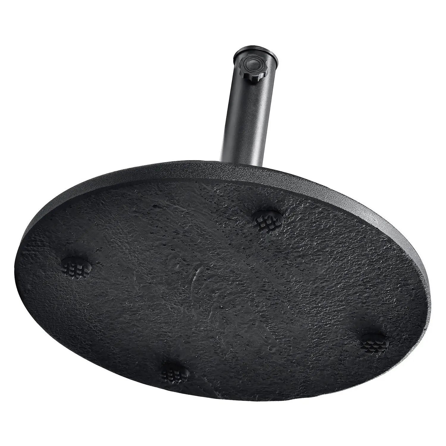 Umbrella Base, Round, Concrete, 33 lb Capacity, 18 x 18 x 13.5, Black Global Industrial® Flipcost