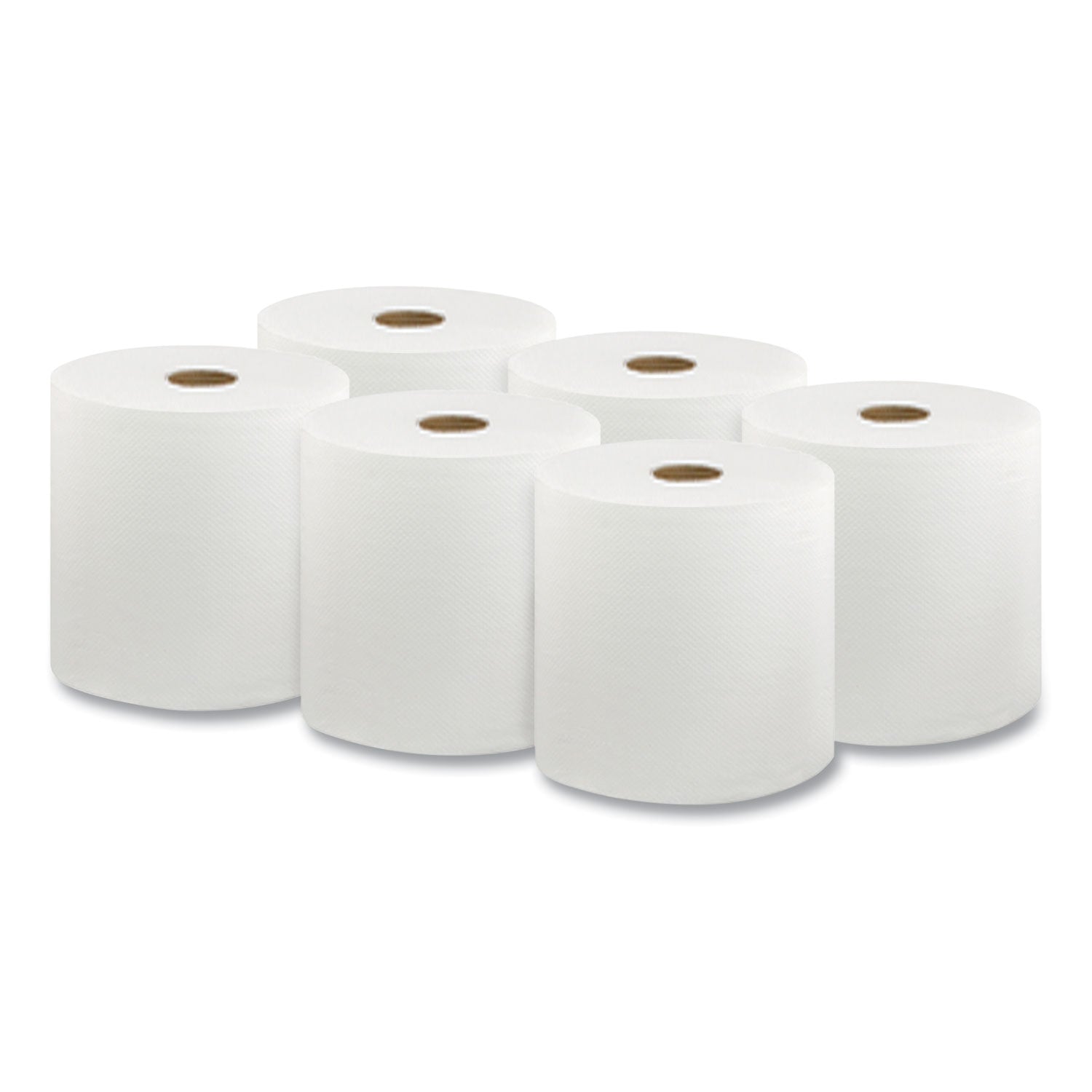 Livi® VPG Select Hard Wound Roll Towel, 1-Ply, 8" x 1,000 ft, White, 6 Rolls/Carton