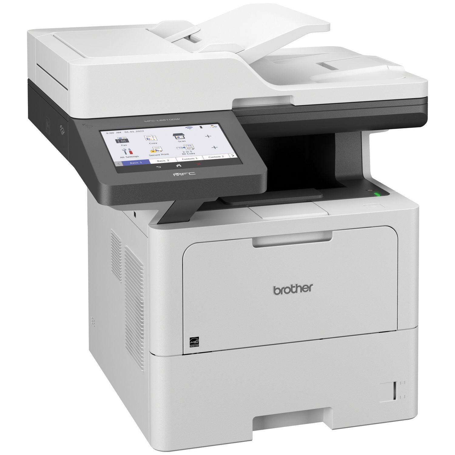 Brother MFC-L6810DW Enterprise Monochrome Laser All-in-One Printer, Copy/Fax/Print/Scan