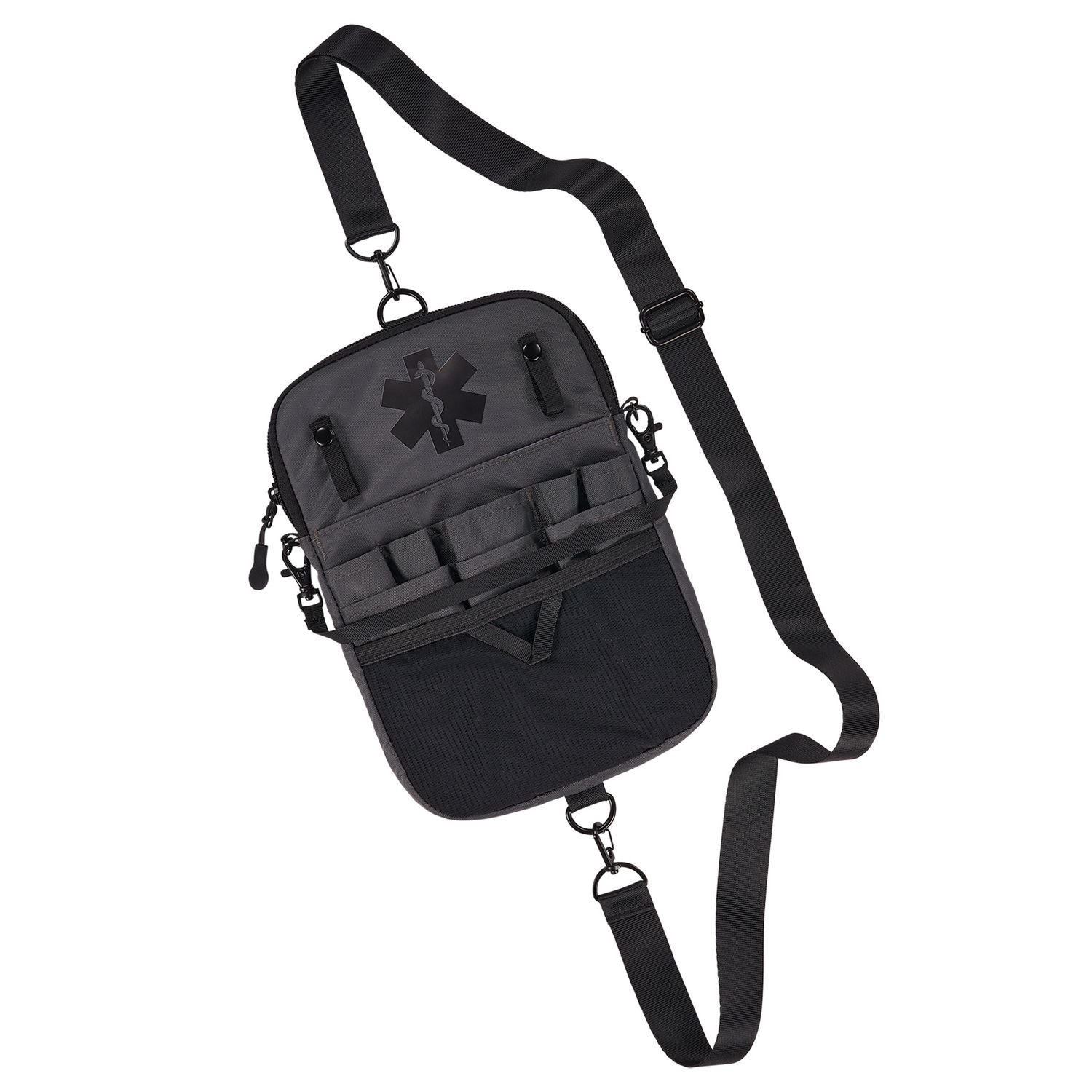 ergodyne® Arsenal 5717 Convertible Nurse Belt Bag, 10 Compartments, 7 x 10, Nylon, Black