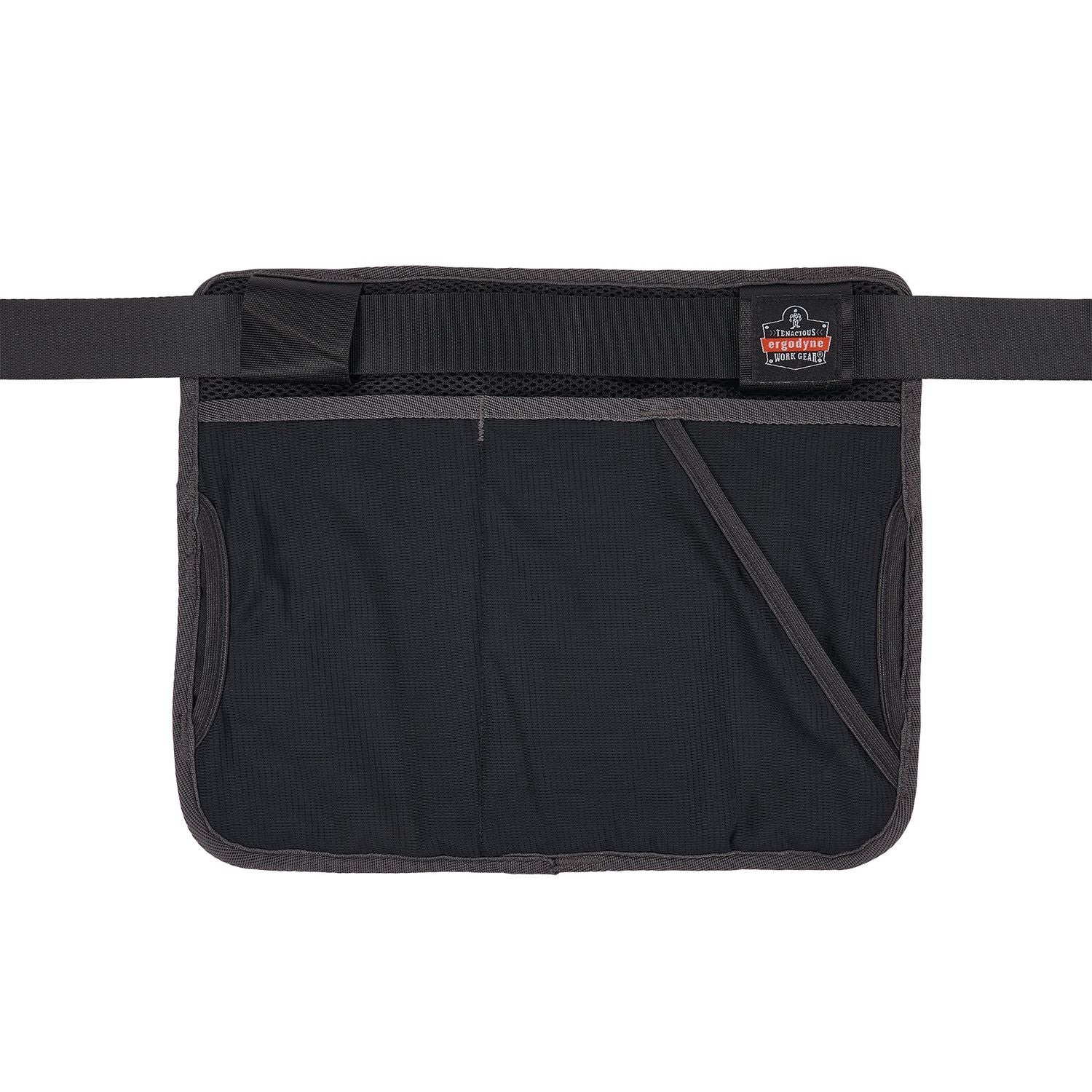 ergodyne® Arsenal 5715 Cleaning Apron Pouch with Pockets, 10 Compartments, 11 x 13.5, Nylon, Black