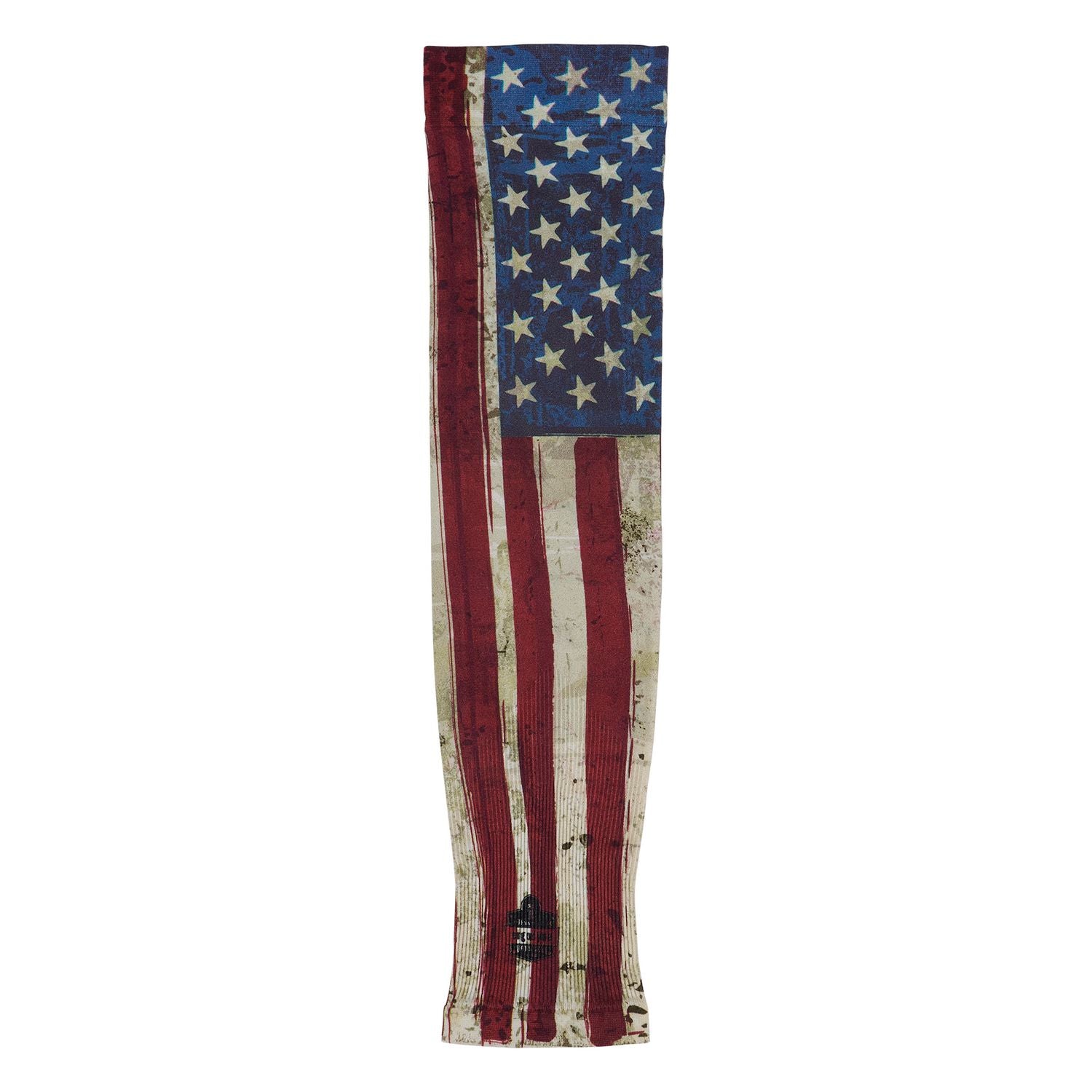ergodyne® Chill-Its 6695 Sun Protection Arm Sleeves, Polyester/Spandex, Medium/Large, American Flag