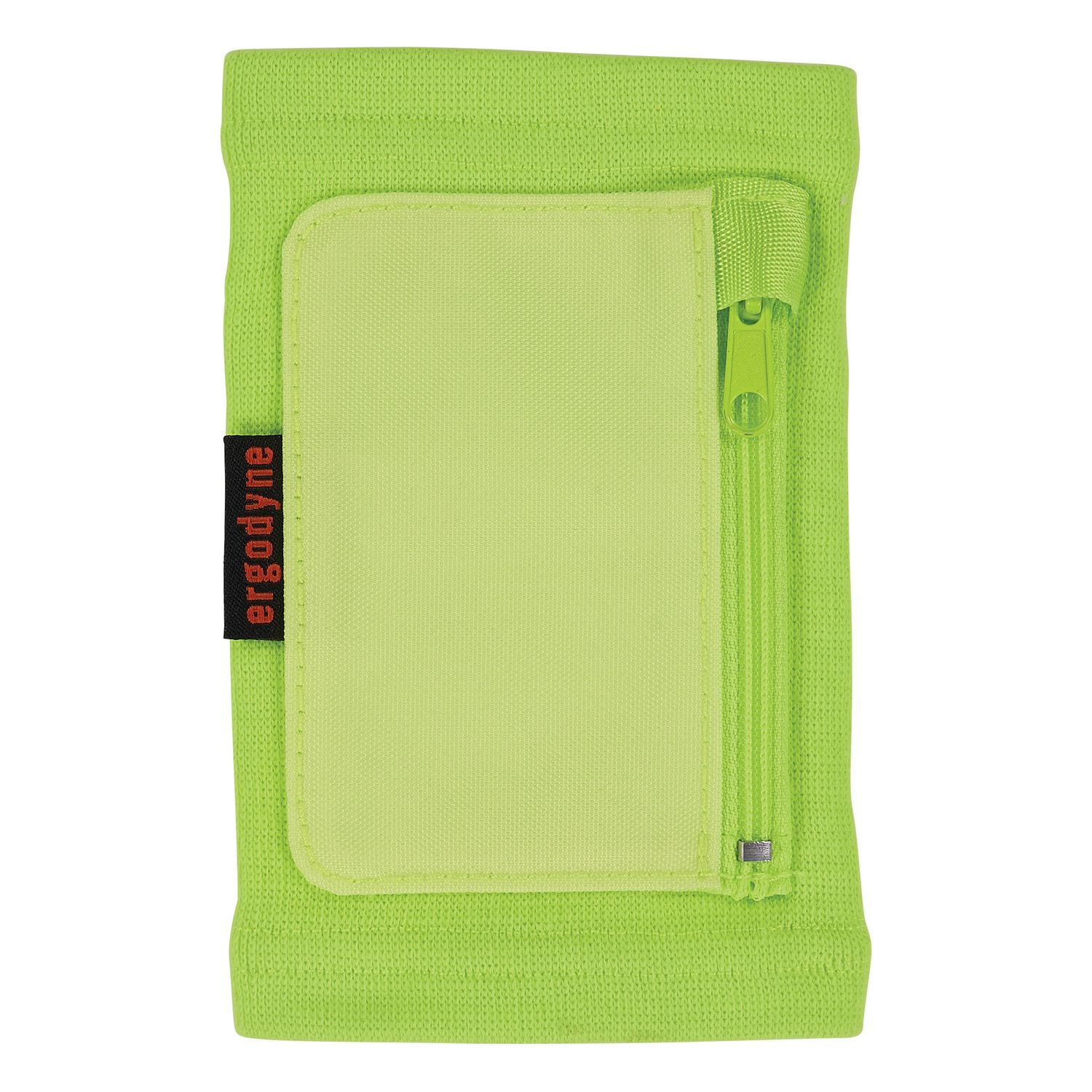 ergodyne® Squids 3388 Wrist ID/Badge Holder, Vertical, Lime, 3.5 x 5.5 Holder, 2.75 x 3.75 Insert
