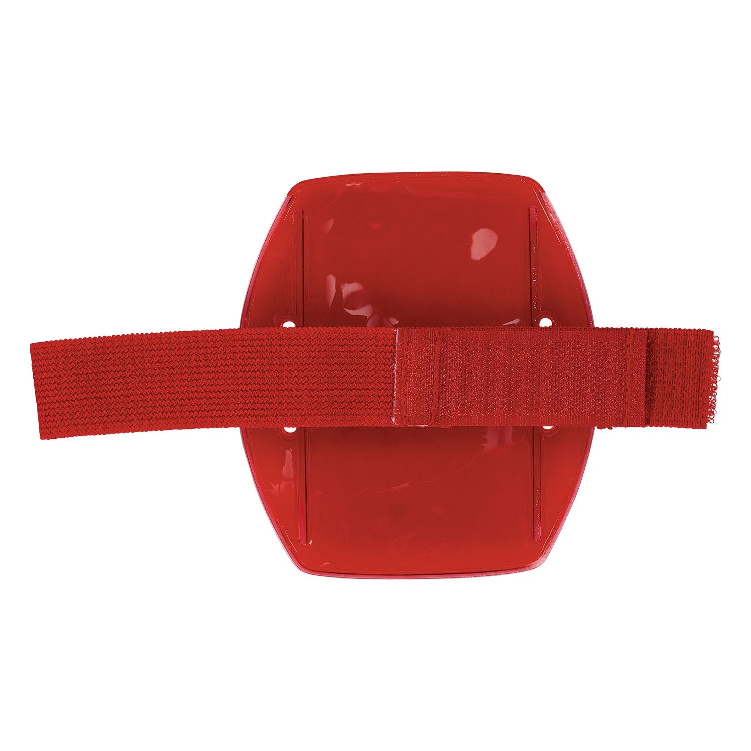 ergodyne® Squids 3386 Arm Band ID/Badge Holder, Vertical, Red, 3.75 x 4.25 Holder, 2.5 x 4 Insert, 10/Pack