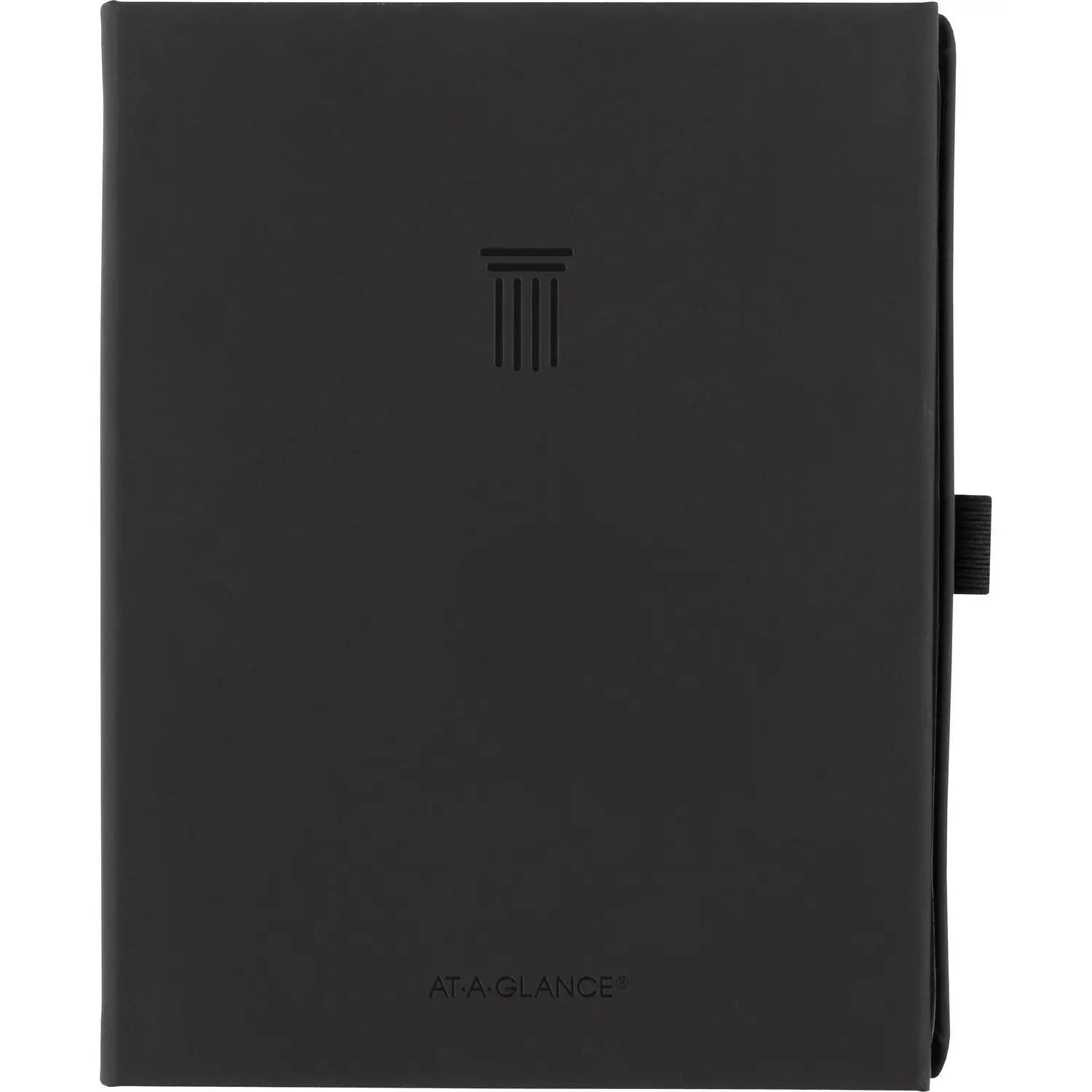 Foundation Undated Weekly/Monthly Planner, 8.5" x 6.75", Black Cover, 12-Month: Undated