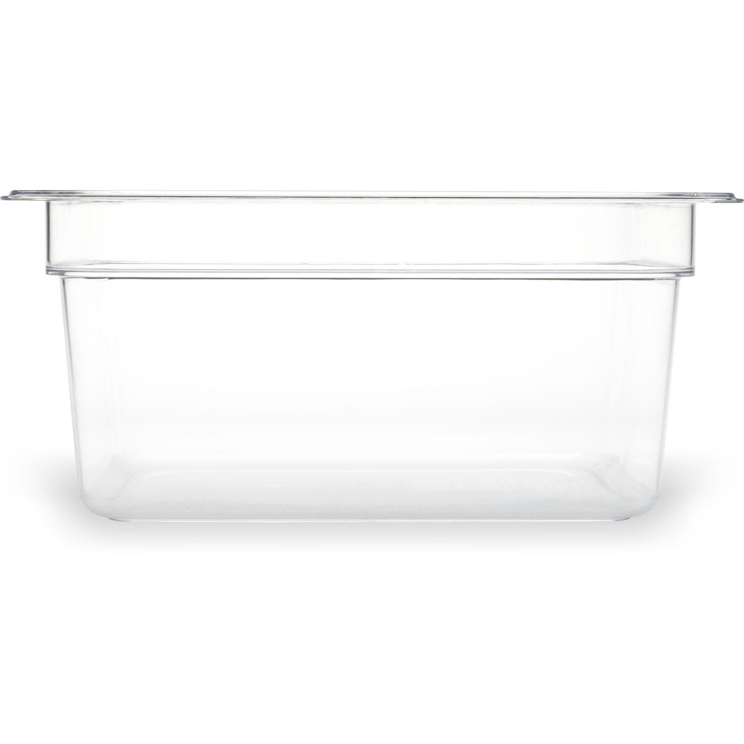 Carlisle StorPlus Polycarbonate Food Pan, 8.7 qt, 10.38 x 12.75 x 6, Clear, Plastic