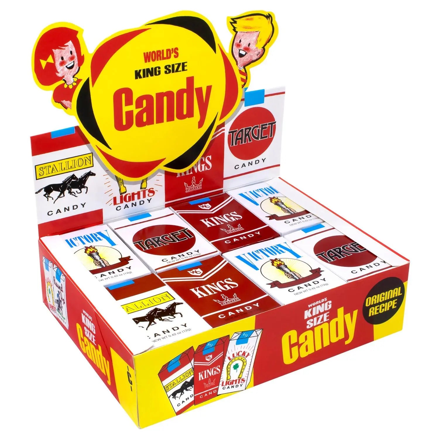 Candy Cigarettes, 24/Box, 3 Boxes/Carton World Confections Flipcost