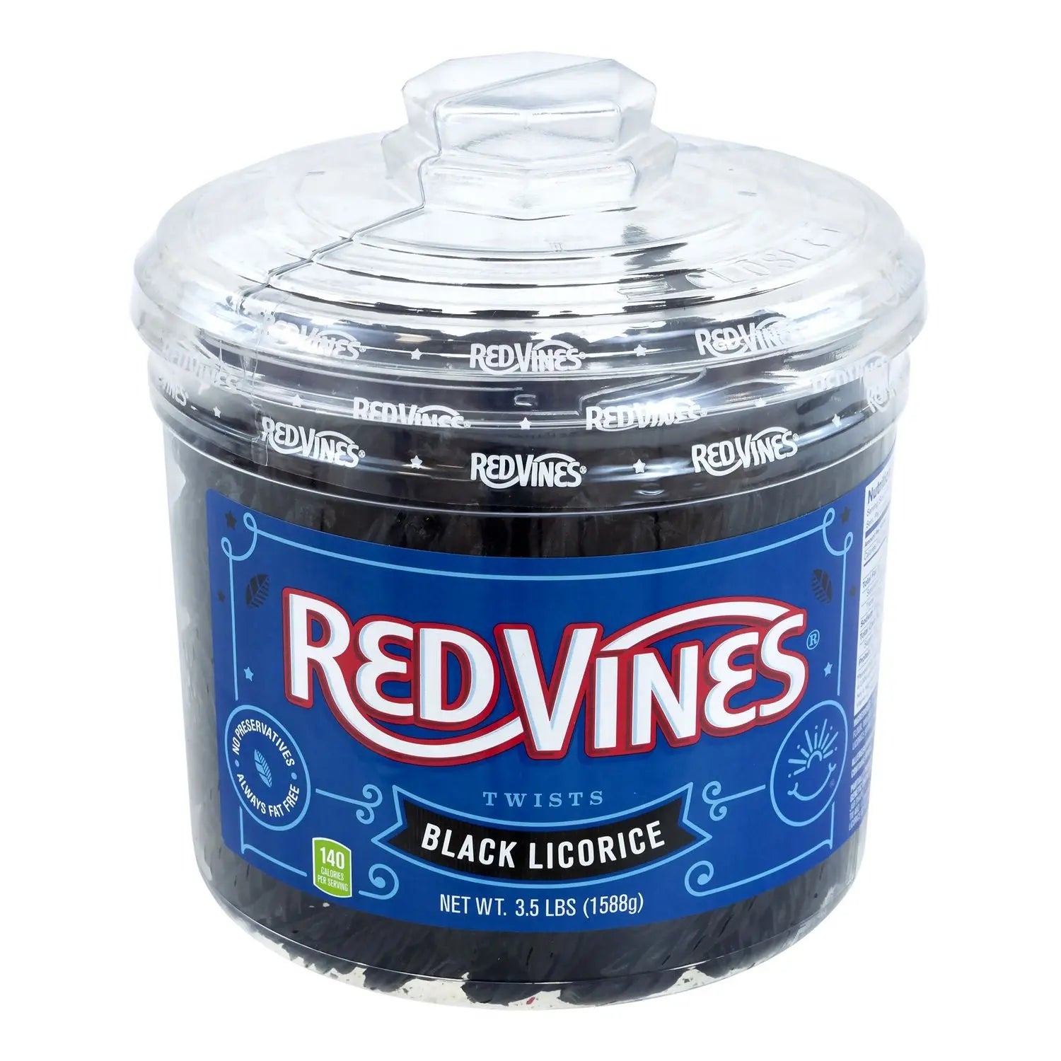 Black Licorice Twists, 3.5 lb Jar, 2/Carton Red Vines® Flipcost