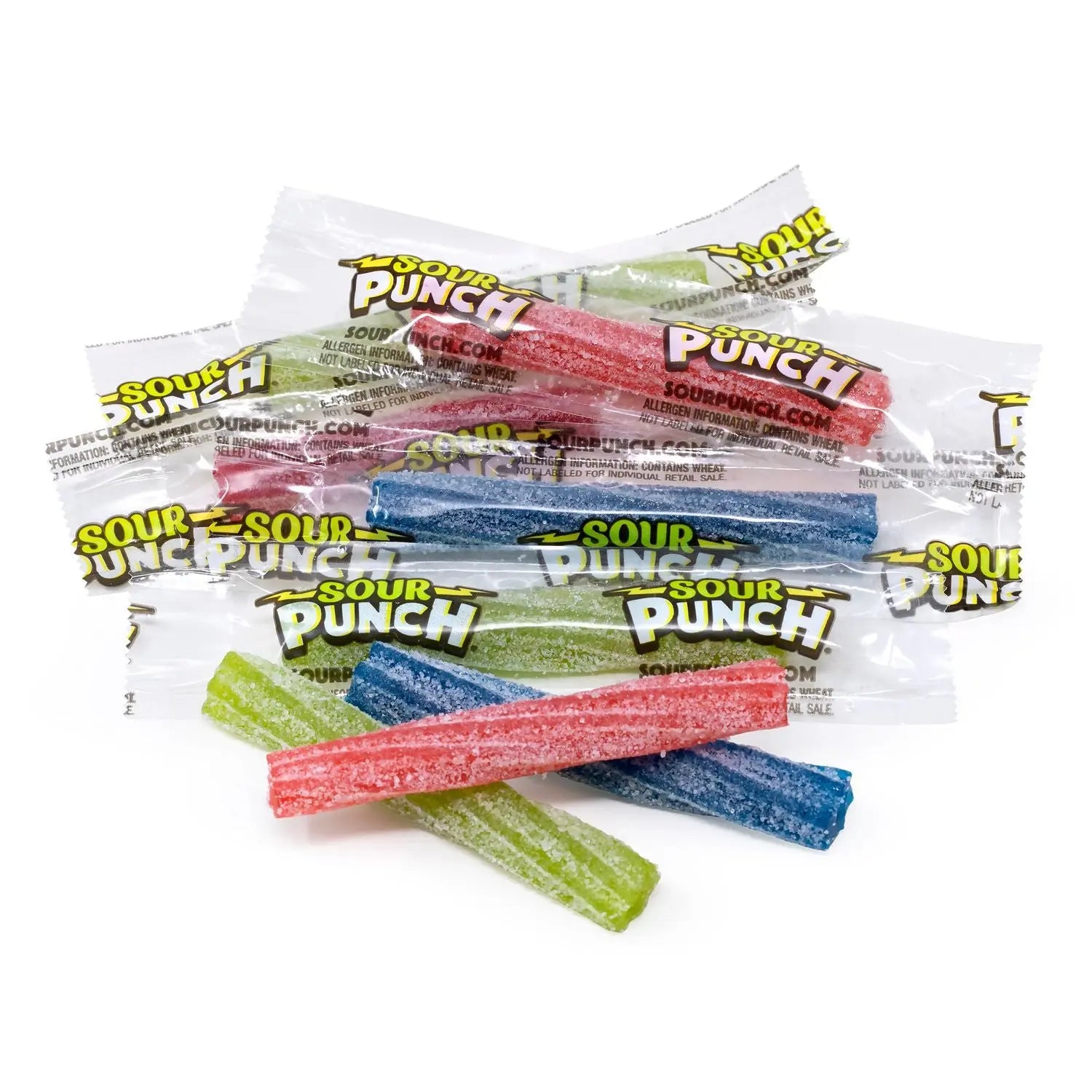 Twists, Variety, 2.59 lb Tub, Approx. 210 Pieces/Tub, 2 Tubs Sour Punch® Flipcost