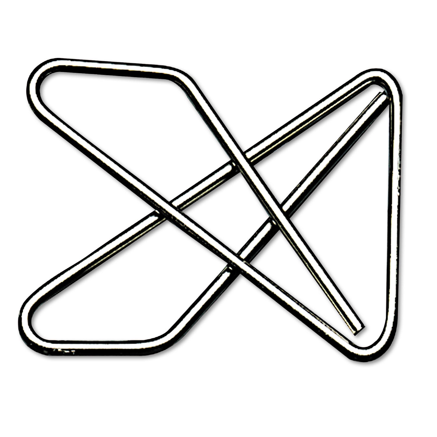 ACCO Ideal Clamps, #2, Smooth, Silver, 50/Box