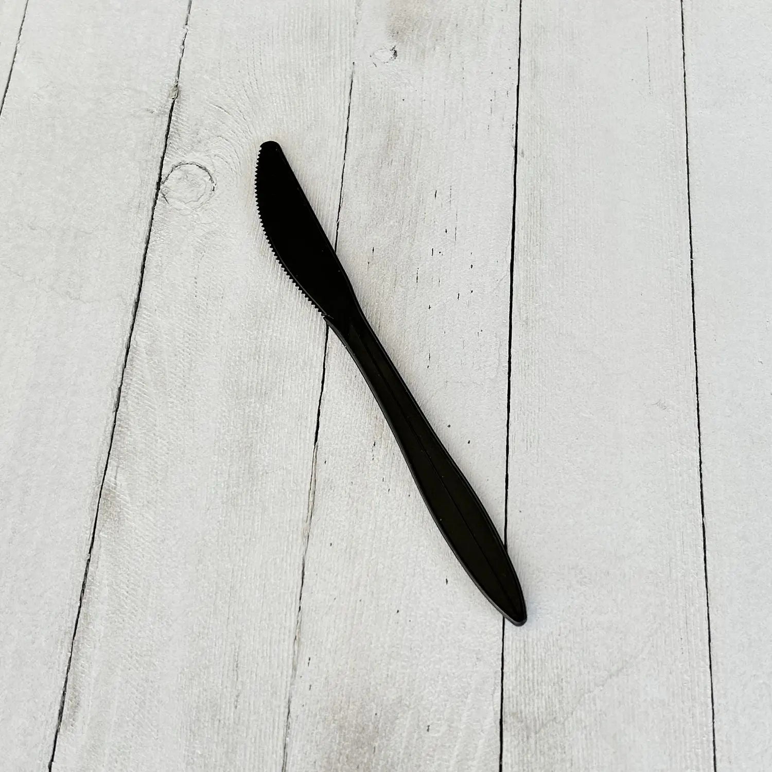 Mediumweight Polypropylene Cutlery, Knife, Black, 1,000/Carton Boardwalk® Flipcost