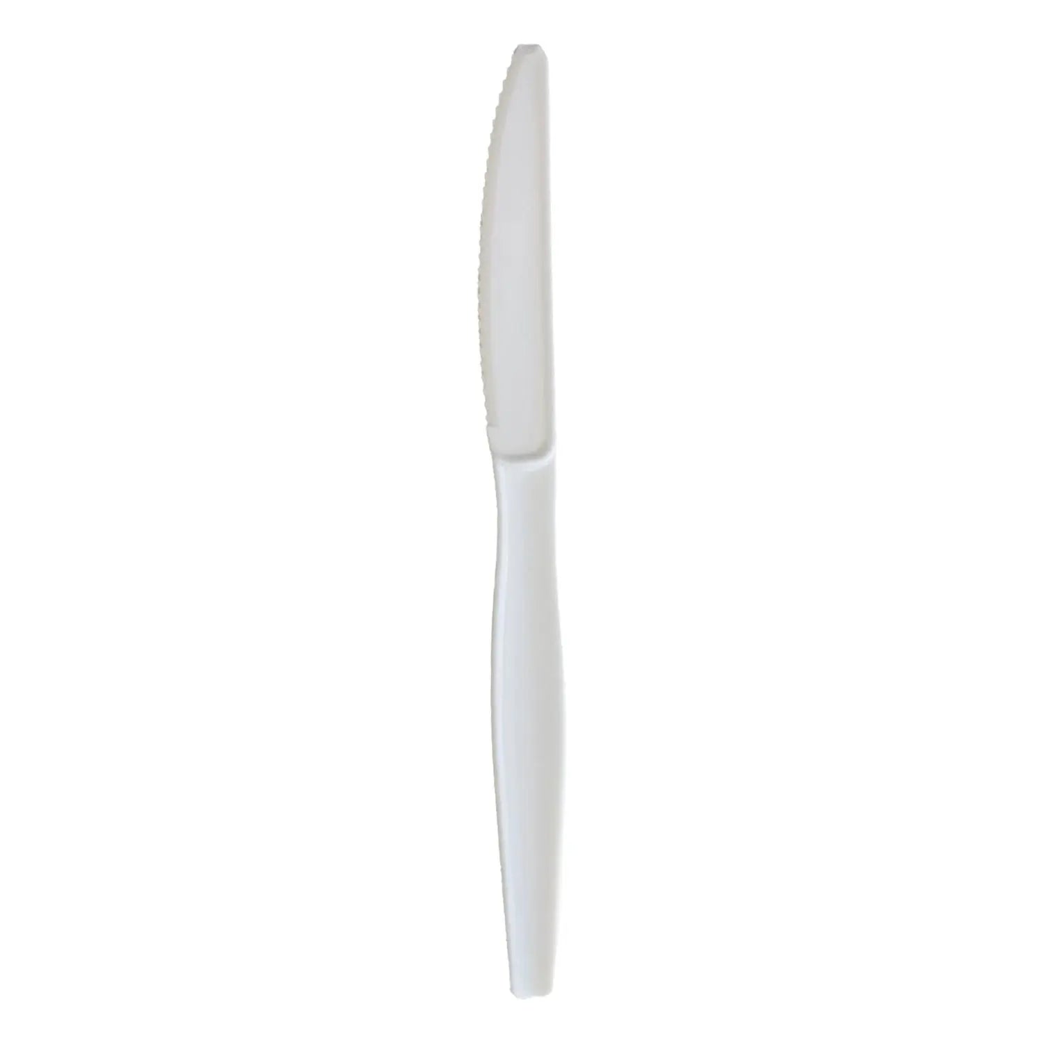 Heavyweight Wrapped Polystyrene Cutlery, Knife, White, 1,000/Carton Boardwalk® Flipcost