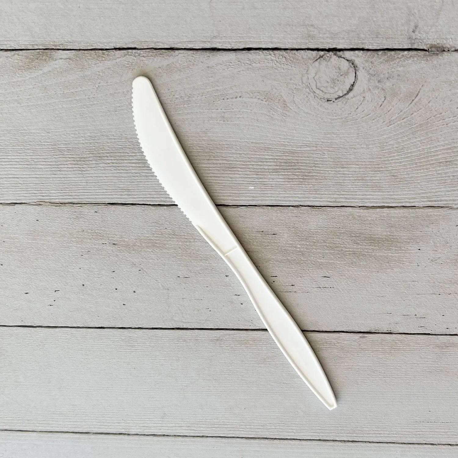 Mediumweight Polypropylene Cutlery, Knife, White, 1,000/Carton Boardwalk® Flipcost