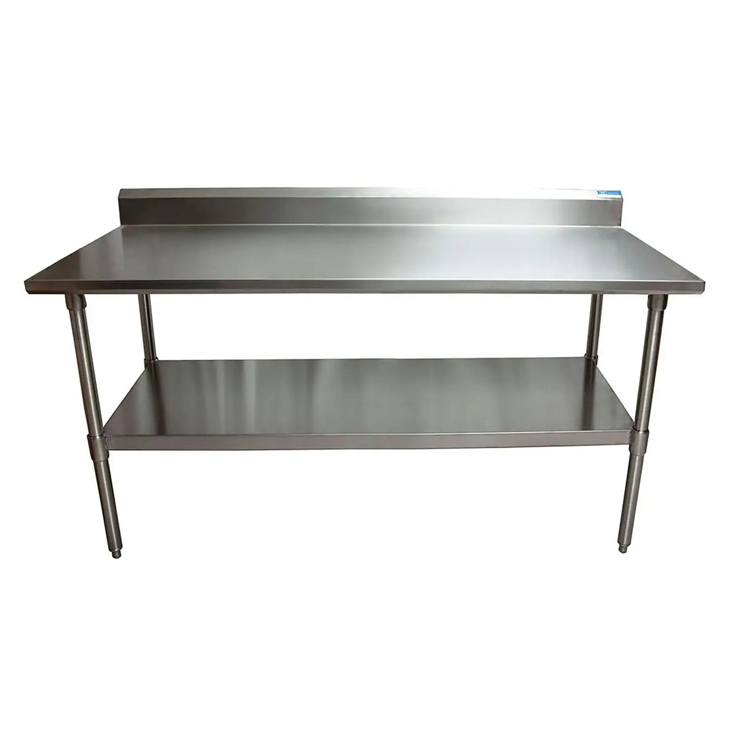 Stainless Steel 5" Riser Top Tables, 72w x 30d x 39.75h, Silver, 2/Pallet BK Resources Flipcost