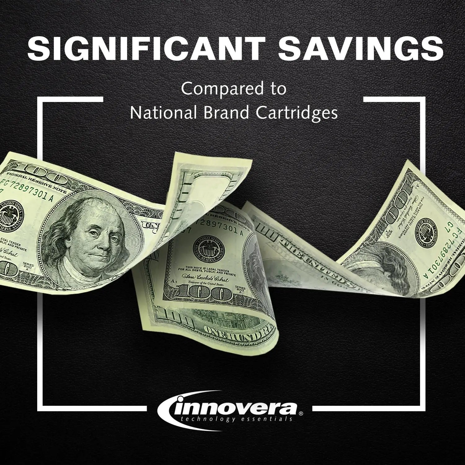 Remanufactured Black High-Yield Toner, Replacement for 147X (W1470X), 25,200 Page-Yield Innovera® Flipcost