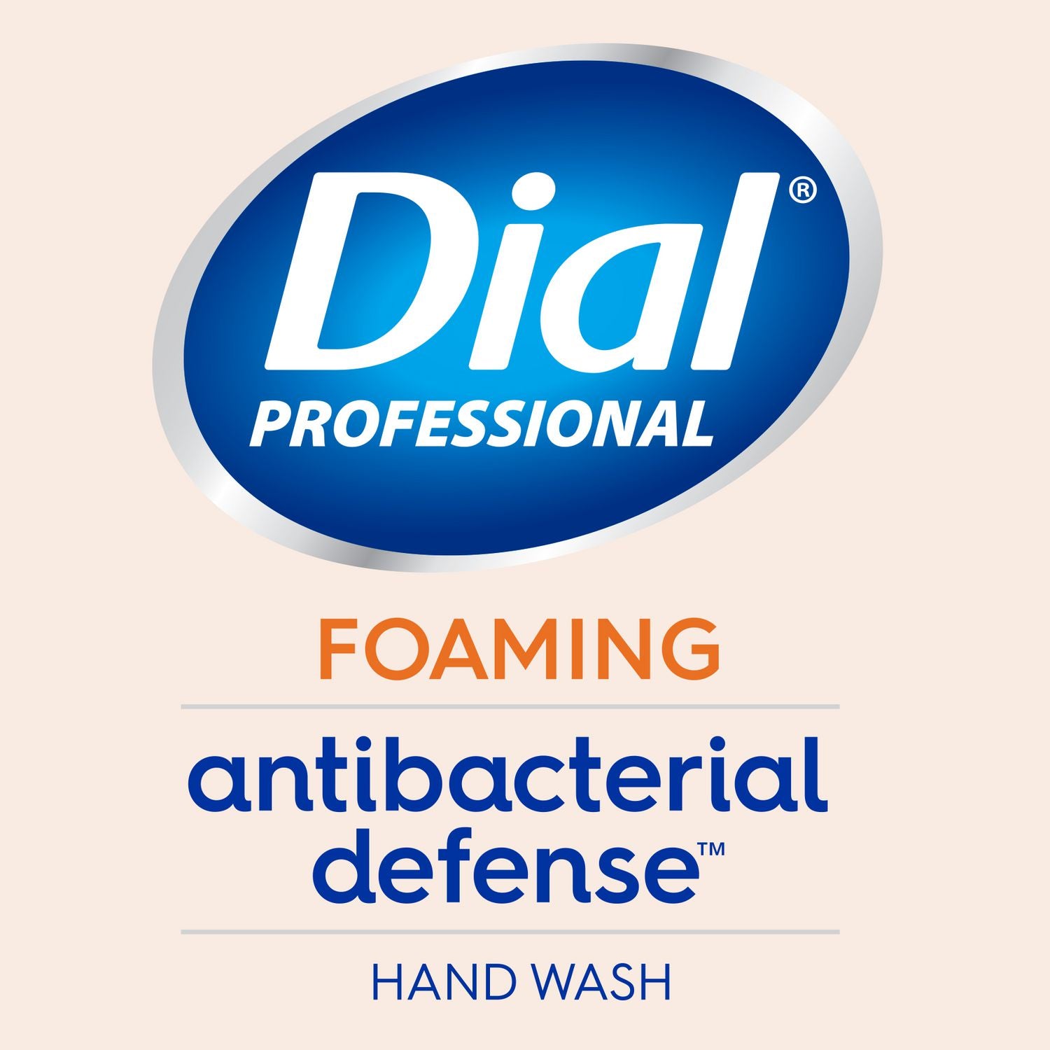 Dial® Professional Antibacterial Foaming Hand Wash Refill, Plus Aloe, Original Scent, 1 gal, 4/Carton