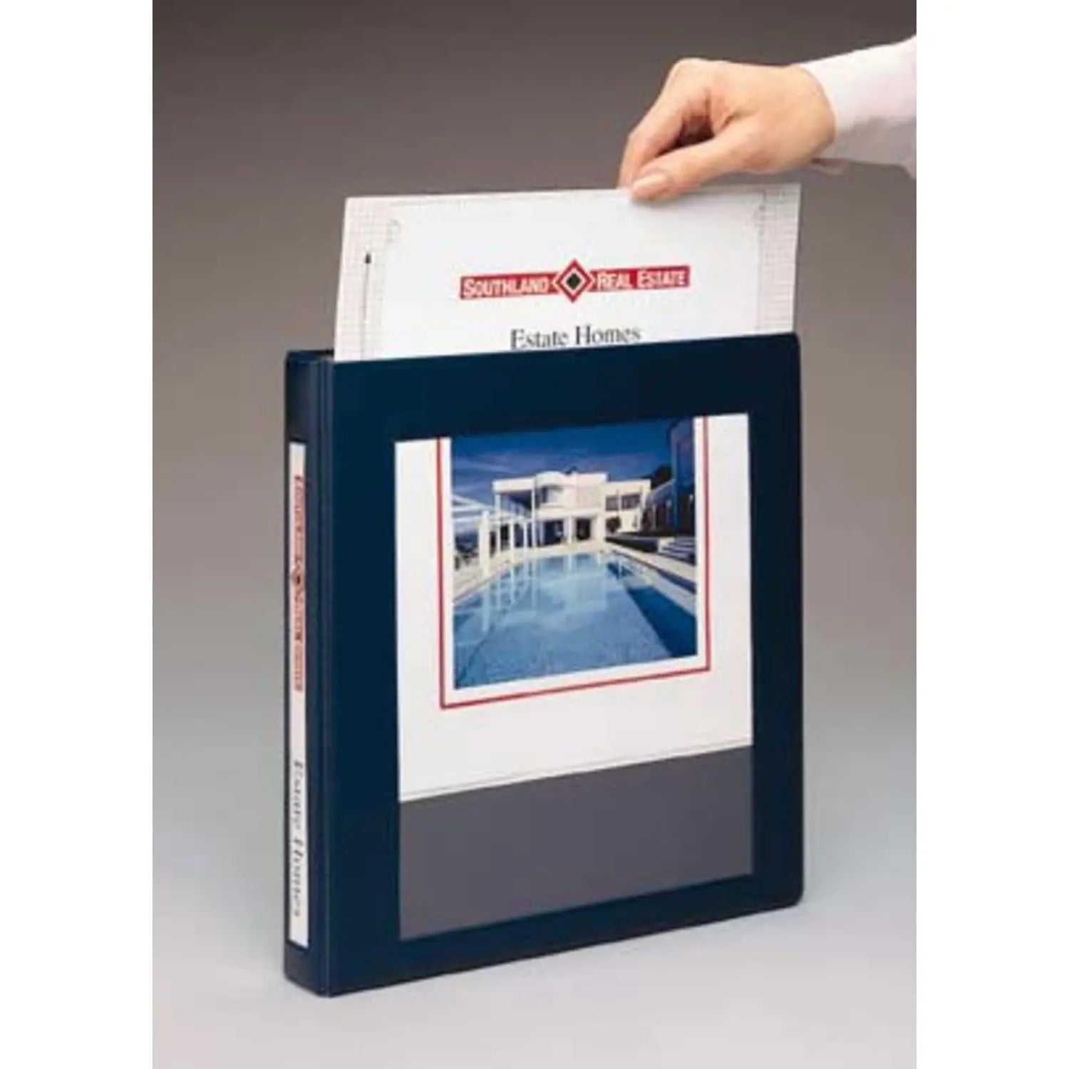 Framed View Heavy-Duty Binders, 3 Rings, 1" Capacity, 11 x 8.5, Black, 12/Carton Avery® Flipcost