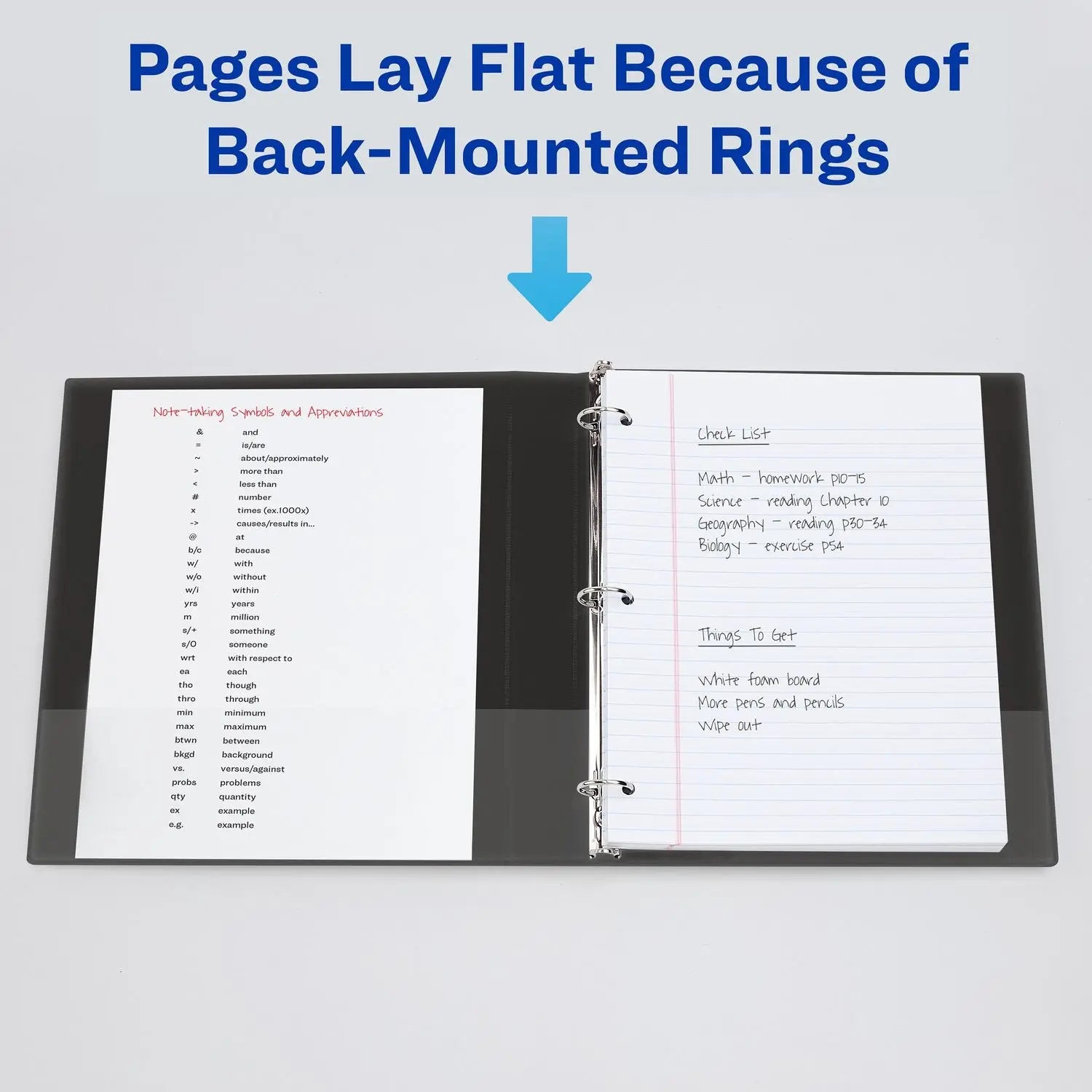 Framed View Heavy-Duty Binders, 3 Rings, 1" Capacity, 11 x 8.5, Black, 12/Carton Avery® Flipcost