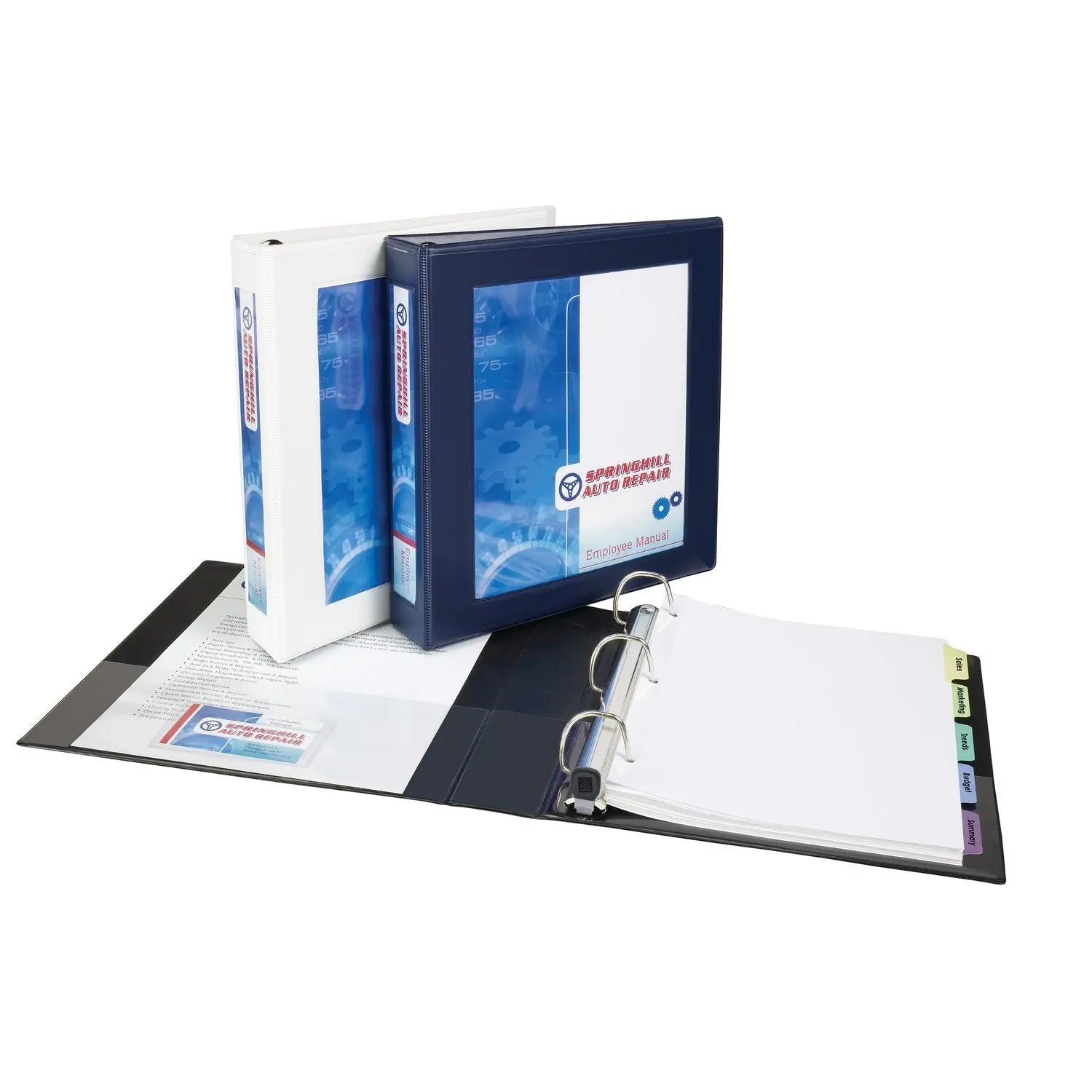 Framed View Heavy-Duty Binders, 3 Rings, 1" Capacity, 11 x 8.5, Black, 12/Carton Avery® Flipcost